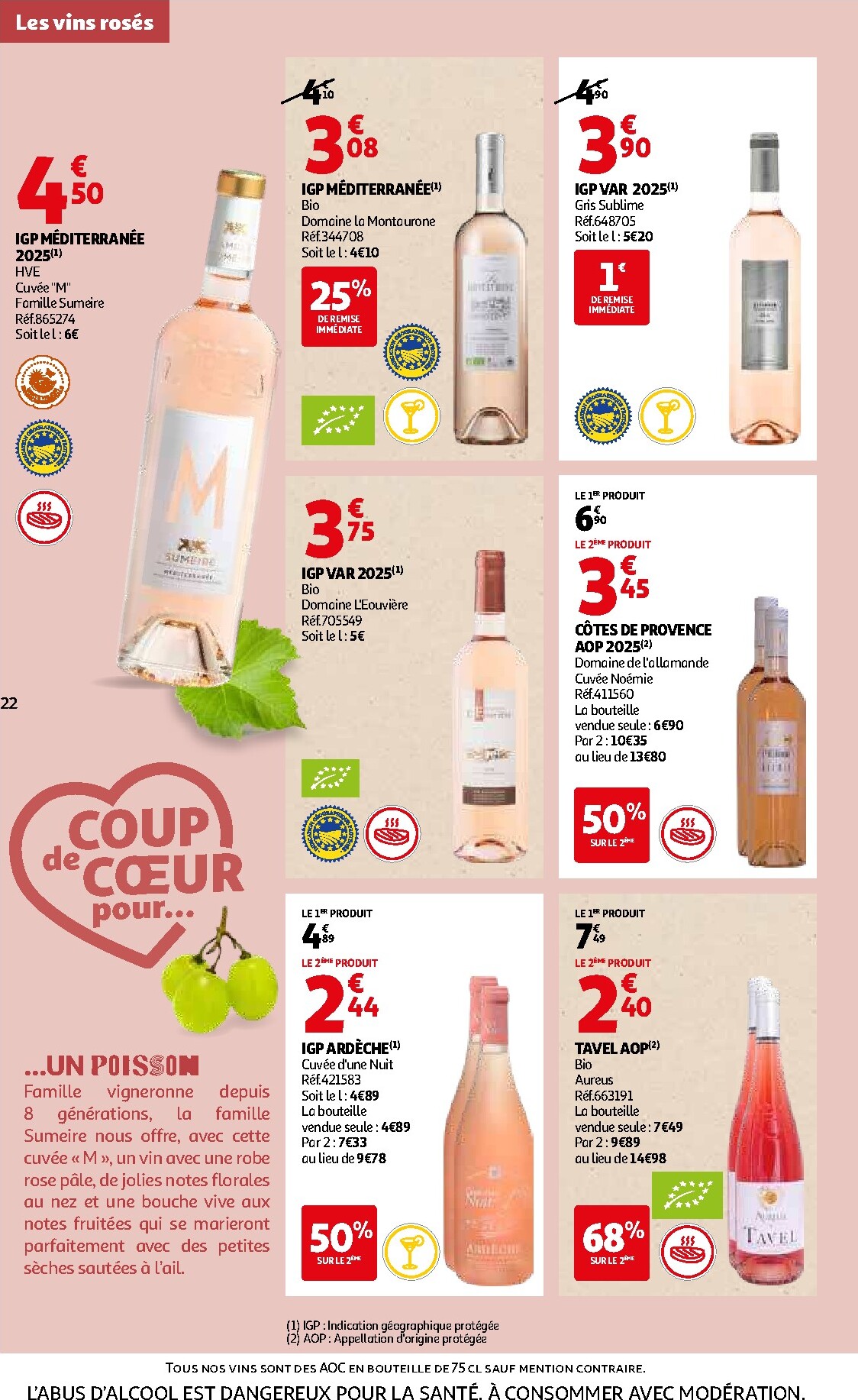 auchan - Catalogue Auchan - Foire aux vins de Printemps valable du 09/03/2026 au 07/04/2026 - page: 22