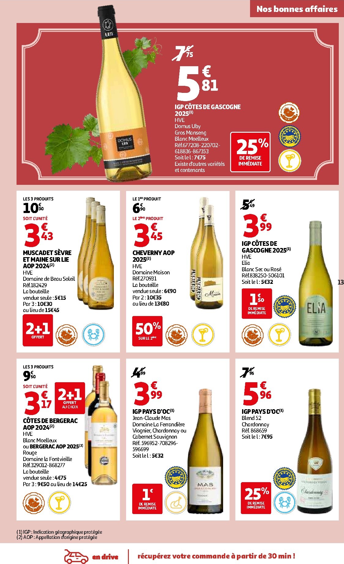 auchan - Catalogue Auchan - Foire aux vins de Printemps valable du 09/03/2026 au 07/04/2026 - page: 13