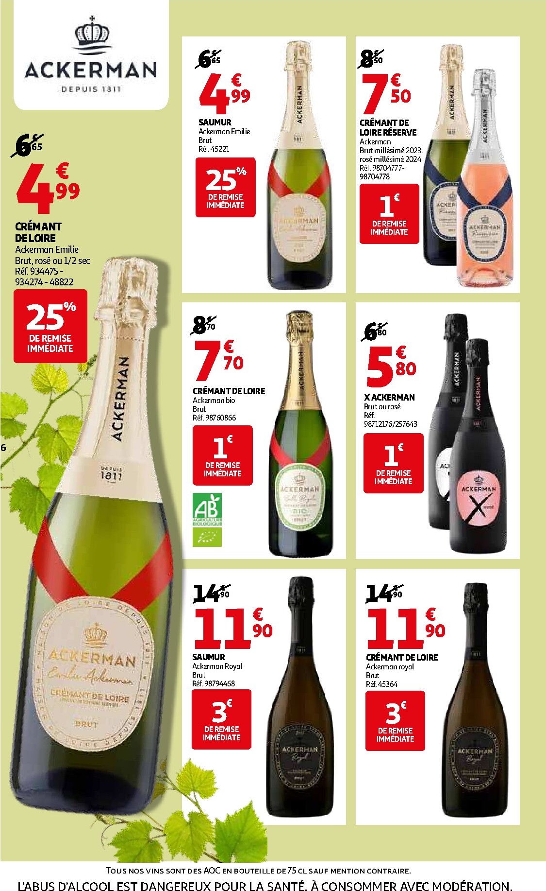 auchan - Catalogue Auchan - Foire aux vins de Printemps valable du 09/03/2026 au 07/04/2026 - page: 6