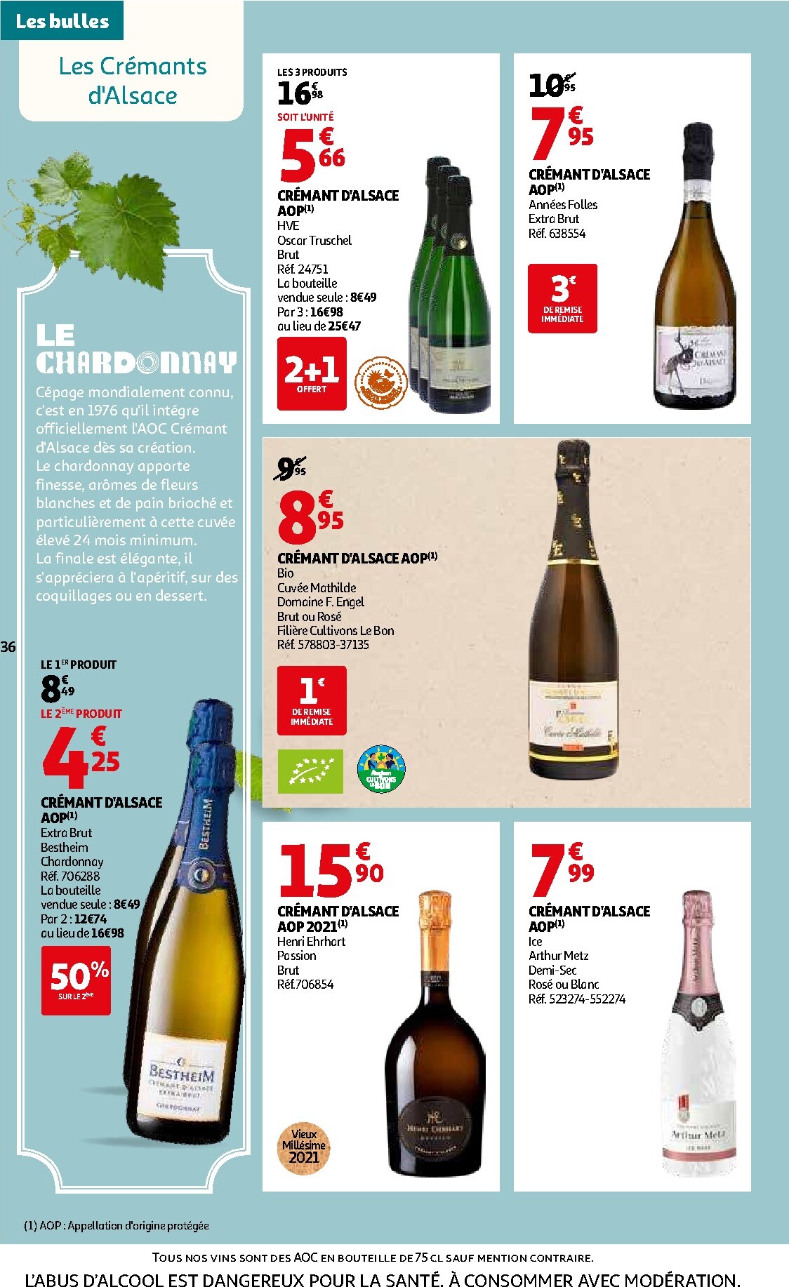 auchan - Catalogue Auchan - Foire aux vins de Printemps valable du 09/03/2026 au 07/04/2026 - page: 36