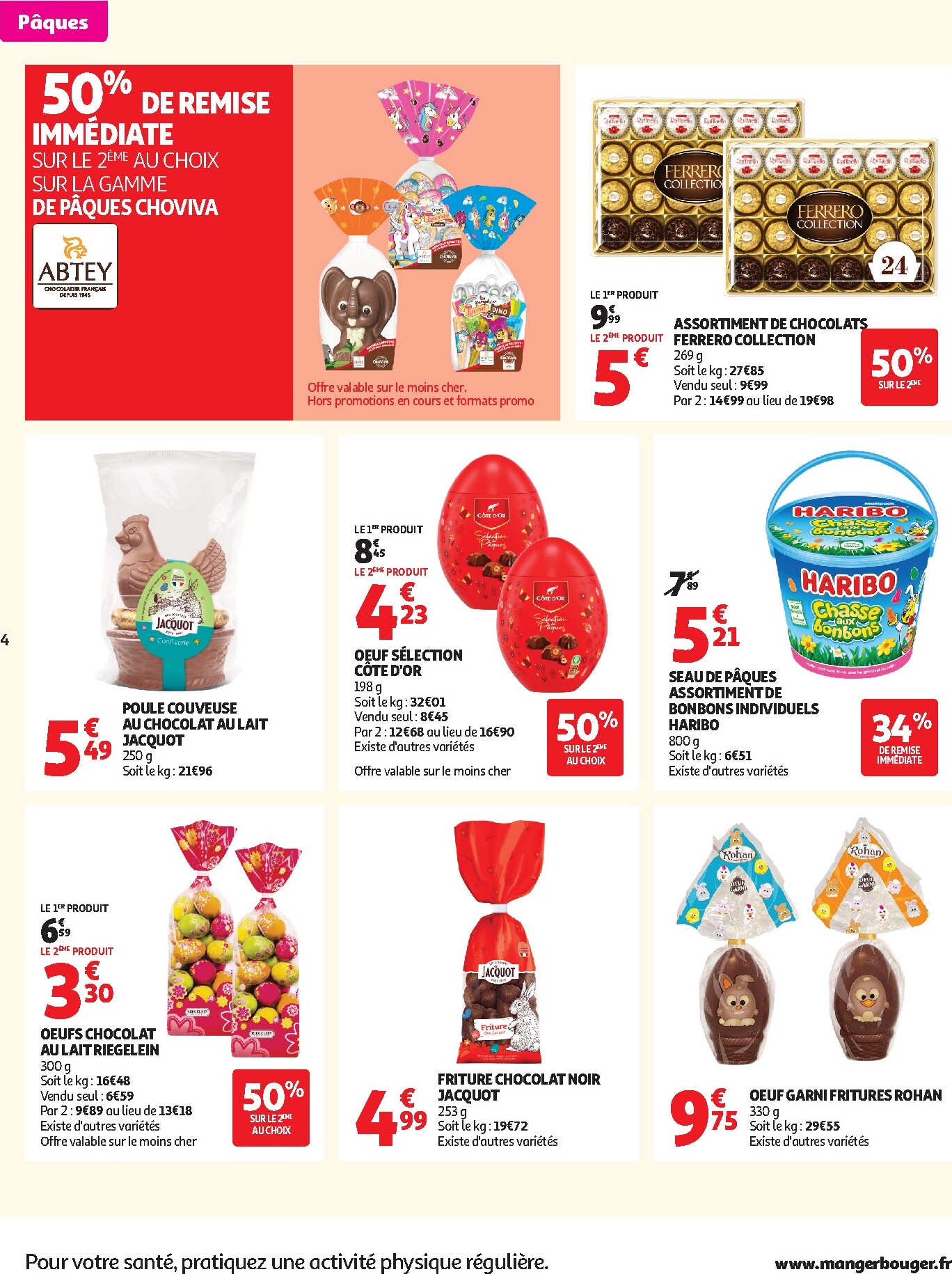 auchan - Catalogue Auchan - Chocolat Pâques valable du 24/03/2026 au 05/04/2026 - page: 4