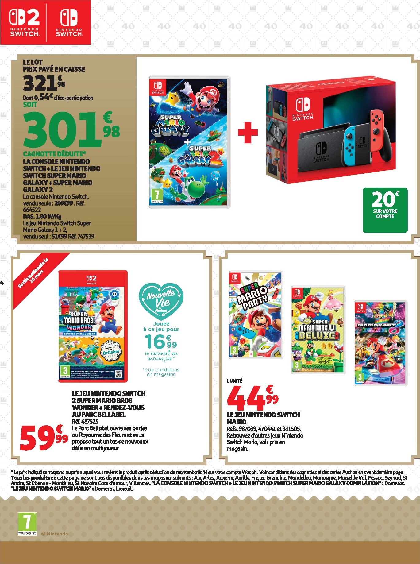 auchan - Catalogue Auchan - Super Mario Bros valable du 24/03/2026 au 05/04/2026 - page: 4
