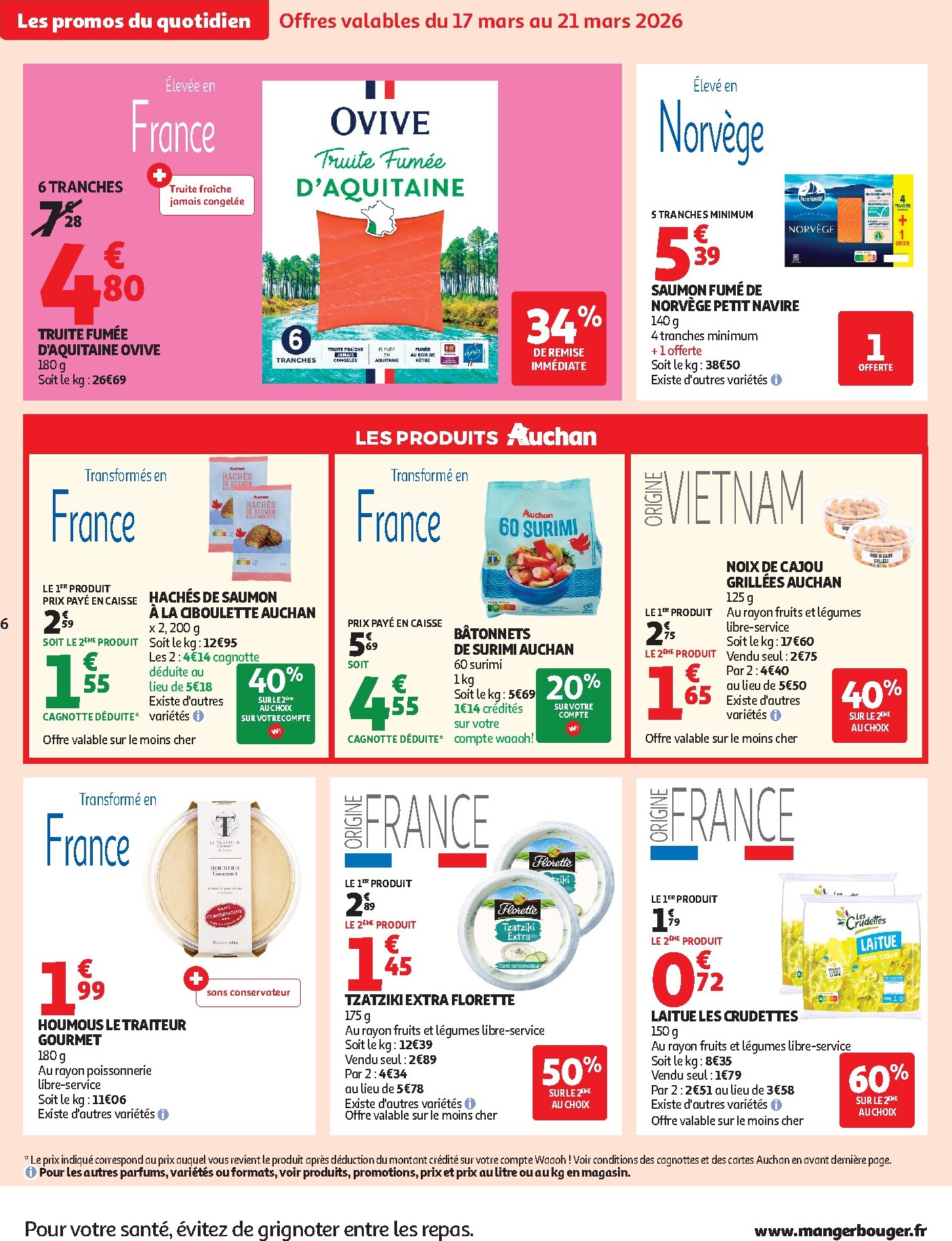 auchan - Catalogue Auchan - Pâques, halles printemps valable du 17/03/2026 au 22/03/2026 - page: 6