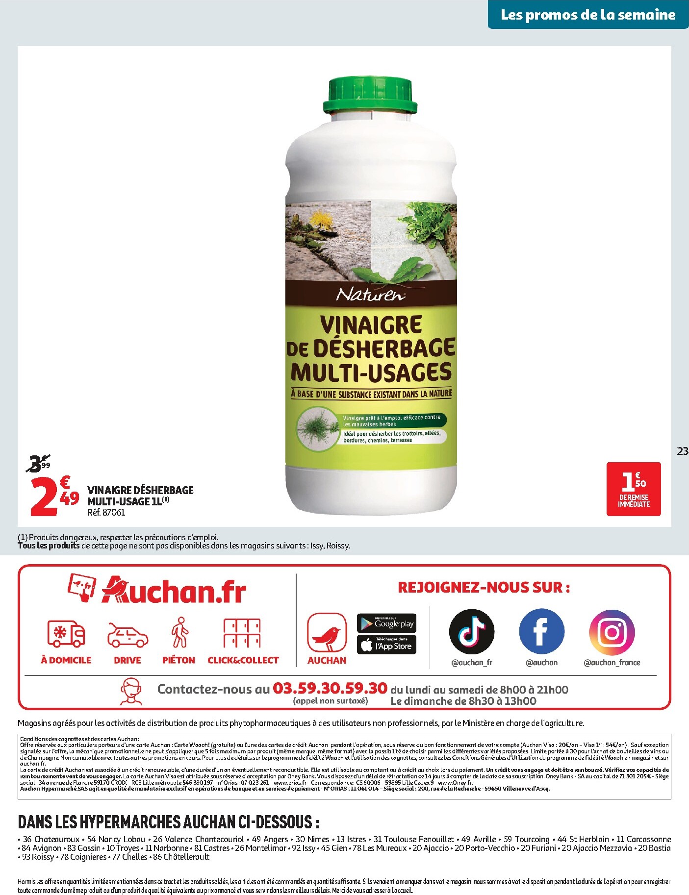 auchan - Catalogue Auchan - Pâques, halles printemps valable du 17/03/2026 au 22/03/2026 - page: 23