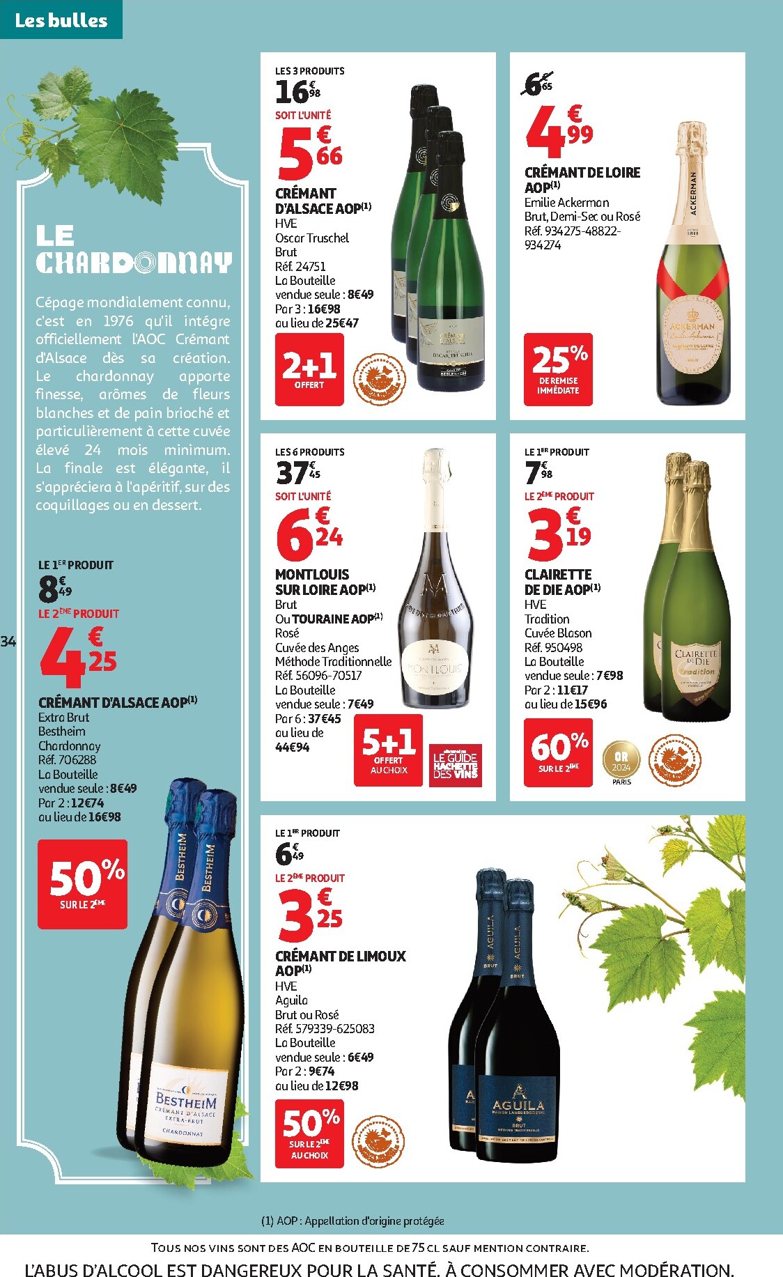 auchan - Catalogue Auchan - Foire aux vins valable du 17/03/2026 au 29/03/2026 - page: 34