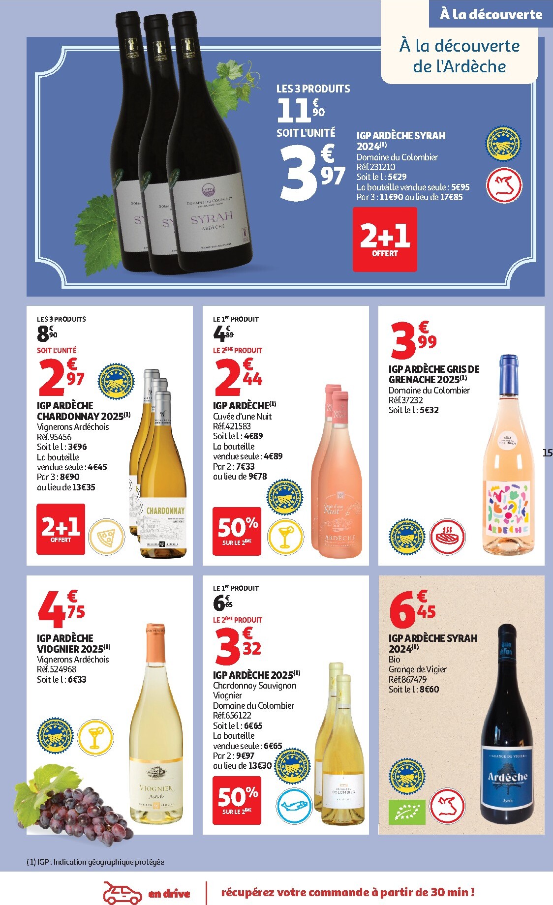 auchan - Catalogue Auchan - Foire aux vins valable du 17/03/2026 au 29/03/2026 - page: 15
