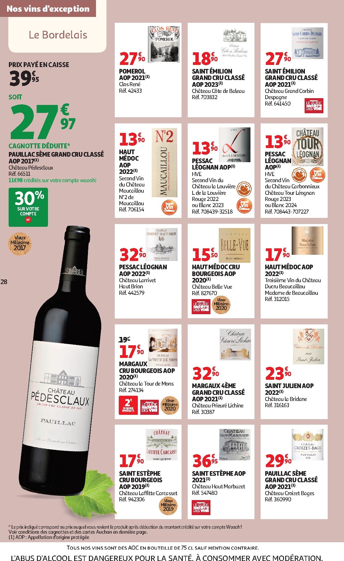 auchan - Catalogue Auchan - Foire aux vins valable du 17/03/2026 au 29/03/2026 - page: 28