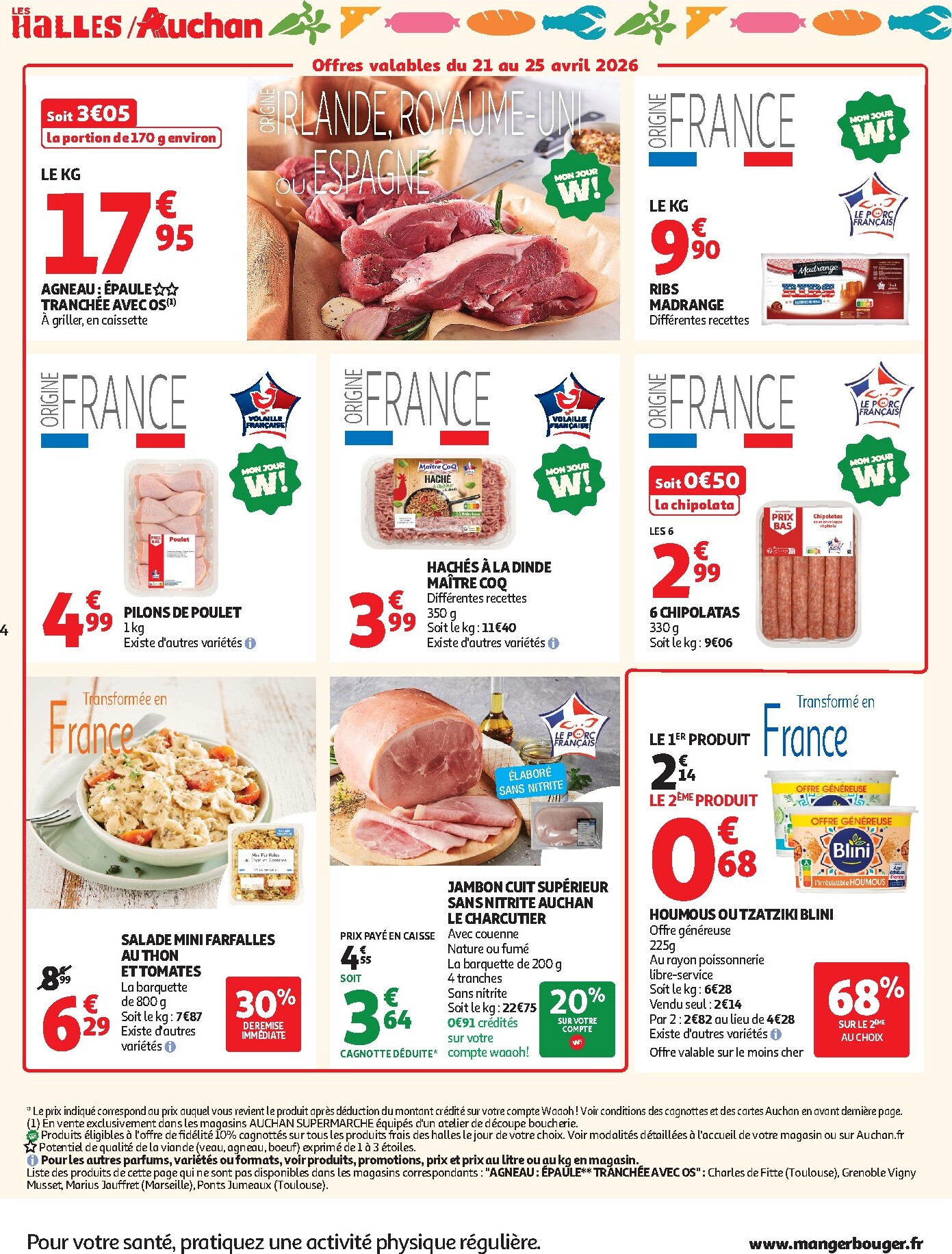 auchan - Flyer Auchan Supermarché - 25 jours pour la semaine prochaine du du mardi 21/04/2026 au du samedi 02/05/2026 - page: 4