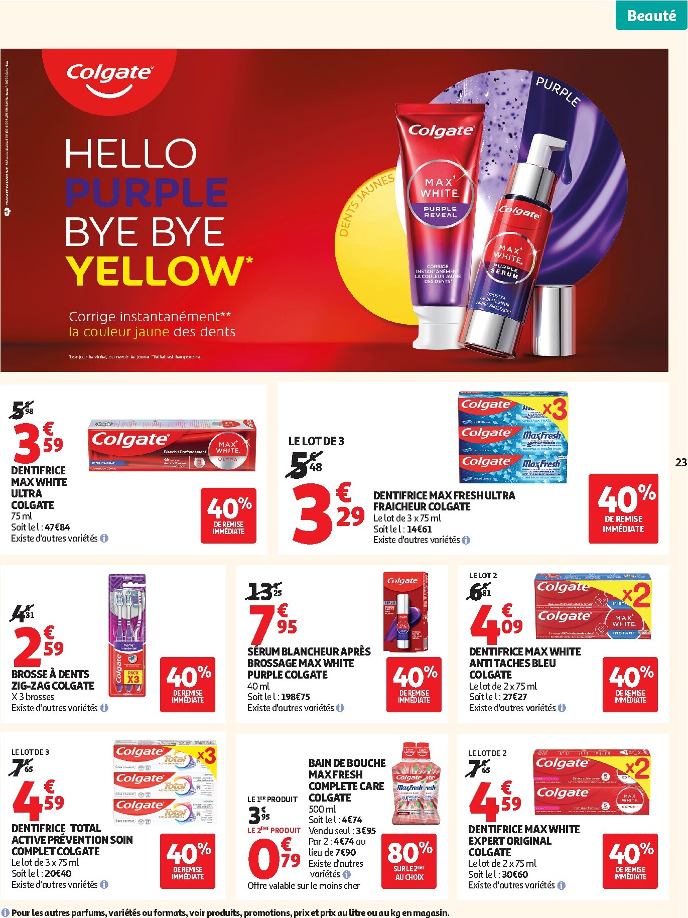 auchan - Current Auchan - Beauté leaflet valid from du mardi 21/04/2026 to du dimanche 03/05/2026 - page: 23