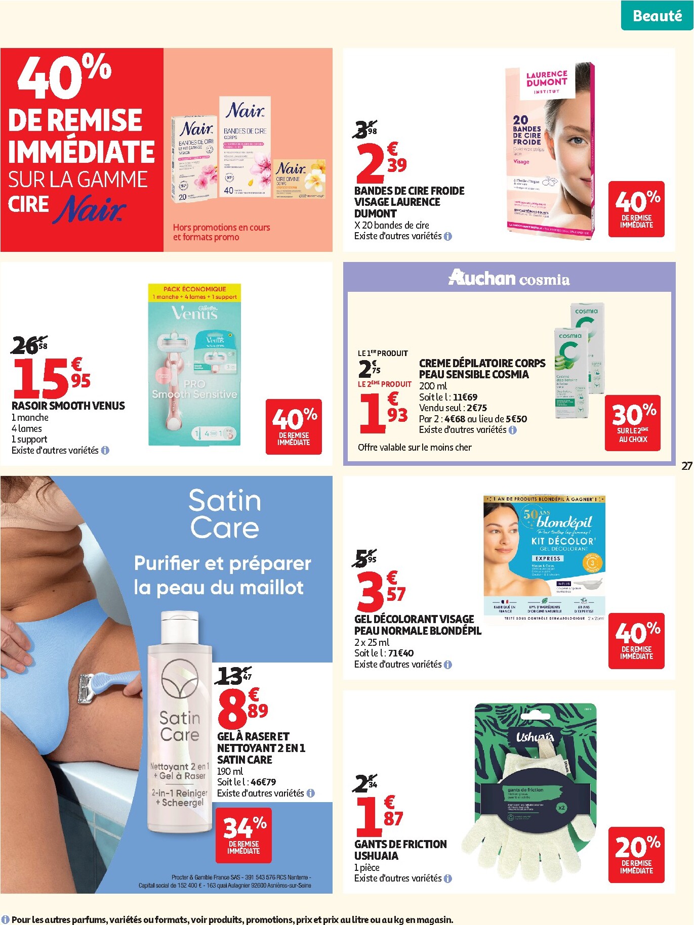 auchan - Current Auchan - Beauté leaflet valid from du mardi 21/04/2026 to du dimanche 03/05/2026 - page: 27
