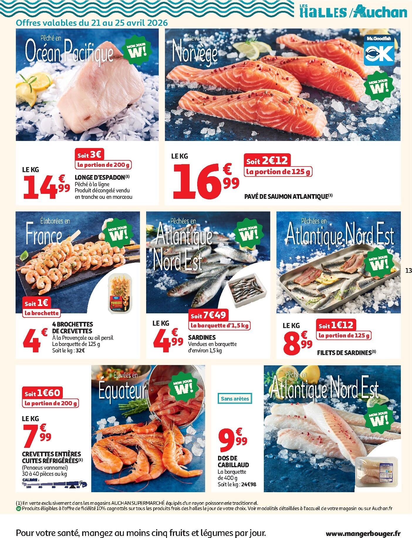 auchan - Current Auchan Supermarché - 25 jours leaflet valid from du mardi 21/04/2026 to du samedi 02/05/2026 - page: 13
