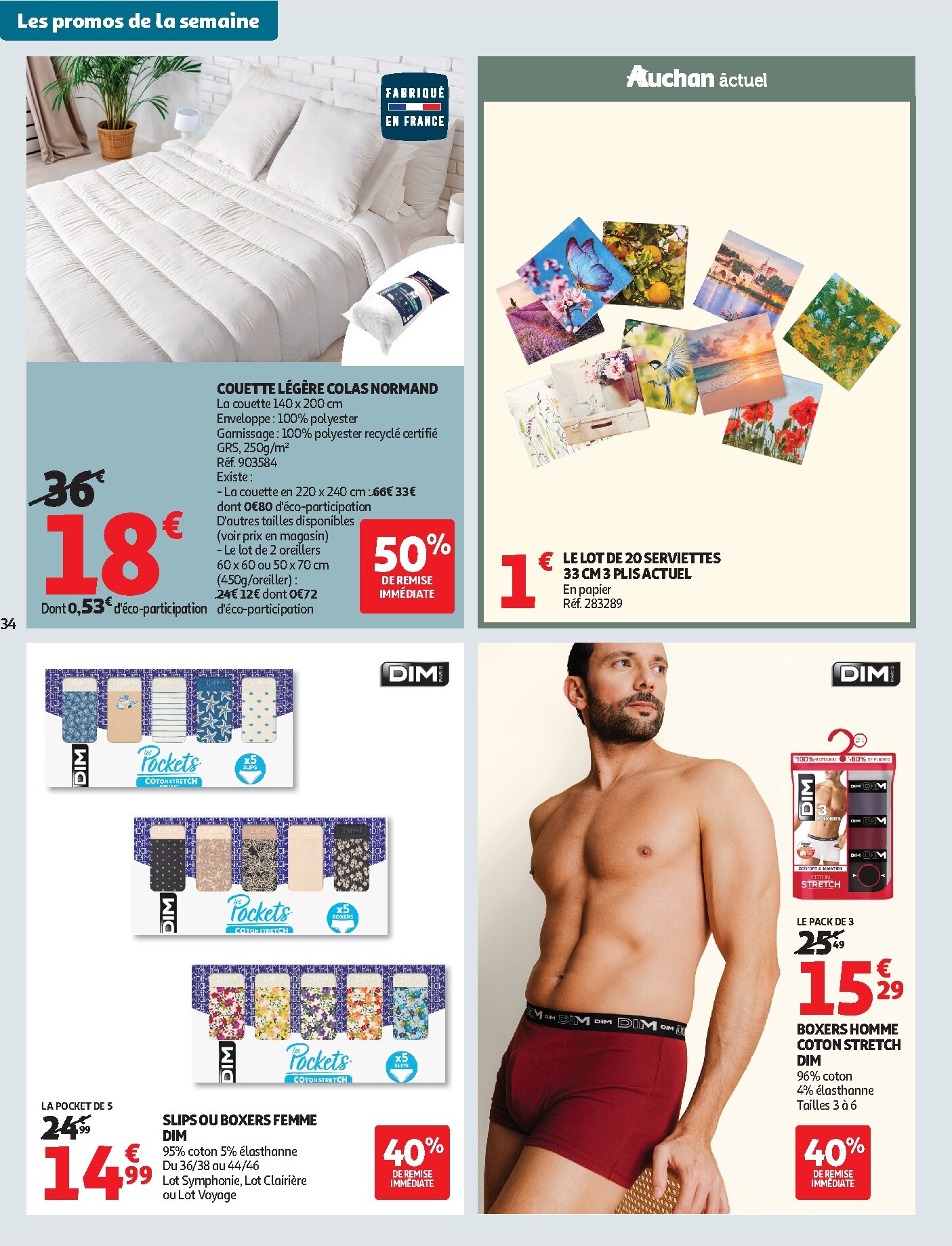 auchan - Current Auchan Supermarché - 25 jours leaflet valid from du mardi 21/04/2026 to du samedi 02/05/2026 - page: 34