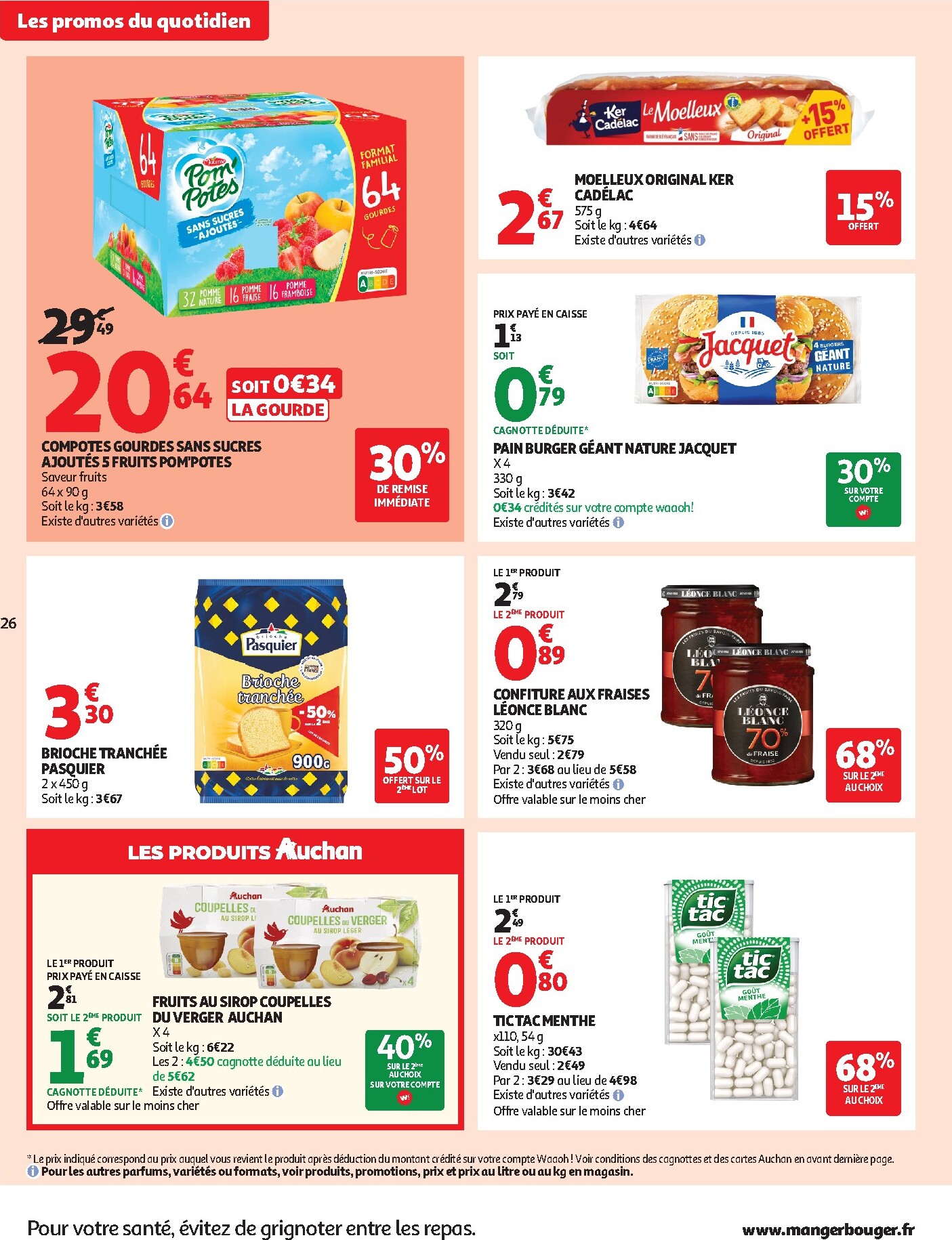 auchan - Current Auchan Supermarché - 25 jours leaflet valid from du mardi 21/04/2026 to du samedi 02/05/2026 - page: 26