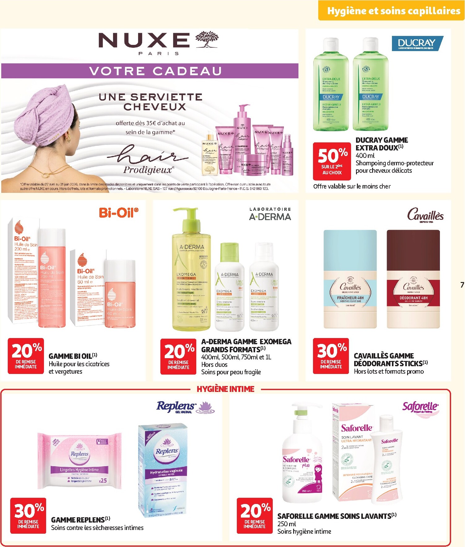 auchan - Flyer Auchan - Parapharmacie, beauté pour la semaine prochaine du du mardi 28/04/2026 au du dimanche 31/05/2026 - page: 7