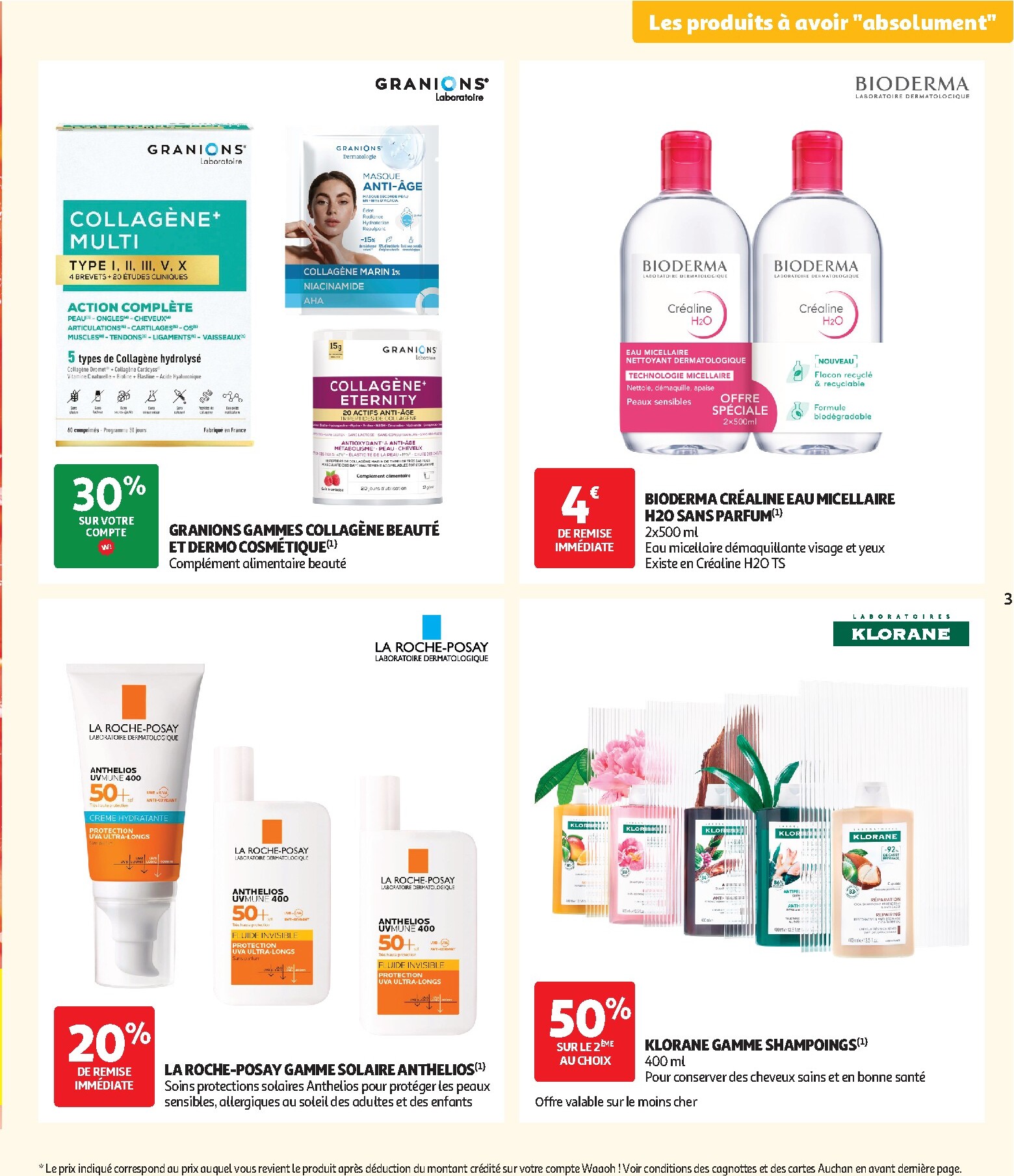 auchan - Flyer Auchan - Parapharmacie, beauté pour la semaine prochaine du du mardi 28/04/2026 au du dimanche 31/05/2026 - page: 3