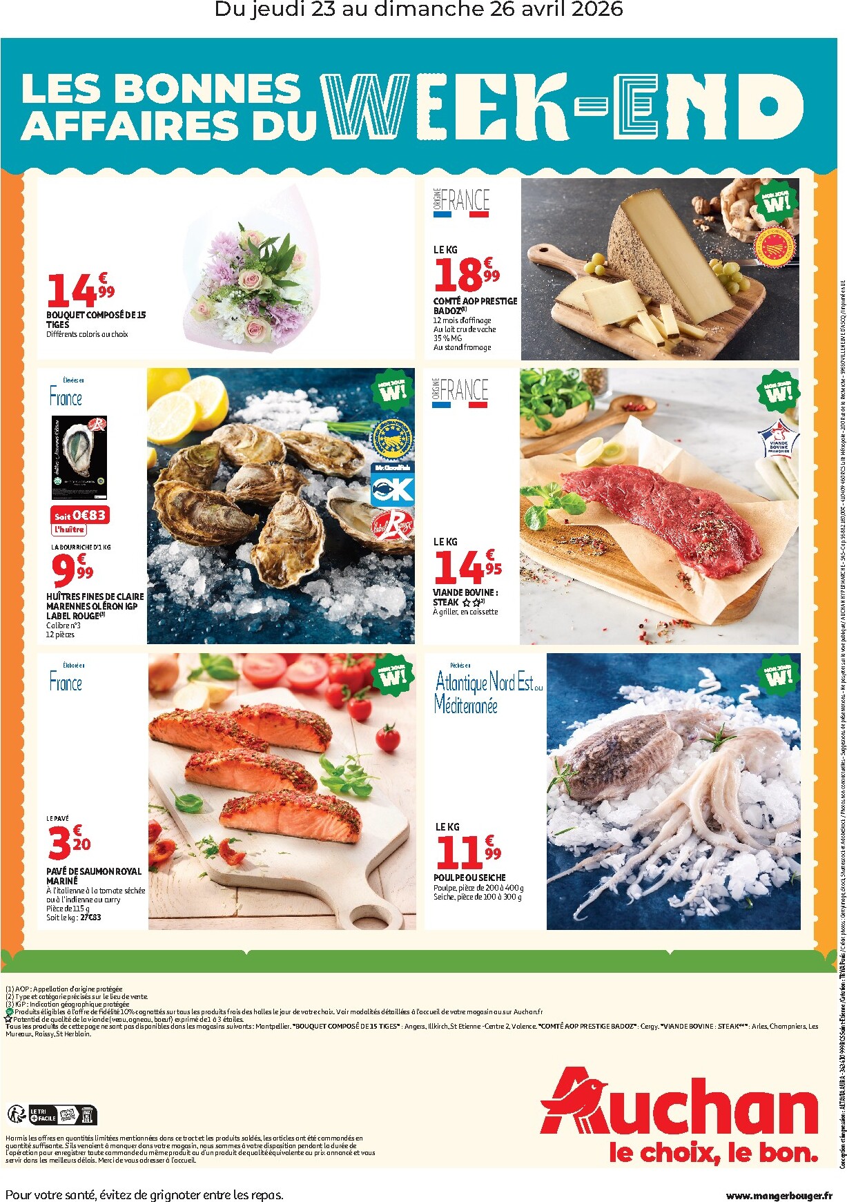 auchan - Current Auchan - Les bons plans du week-end leaflet valid from de jeudi 23/04/2026 to du dimanche 26/04/2026 - page: 2