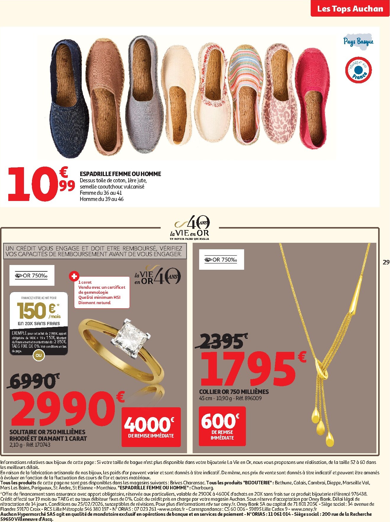 auchan - Flyer Auchan - 25 jours pour la semaine prochaine du du mardi 28/04/2026 au du dimanche 10/05/2026 - page: 29