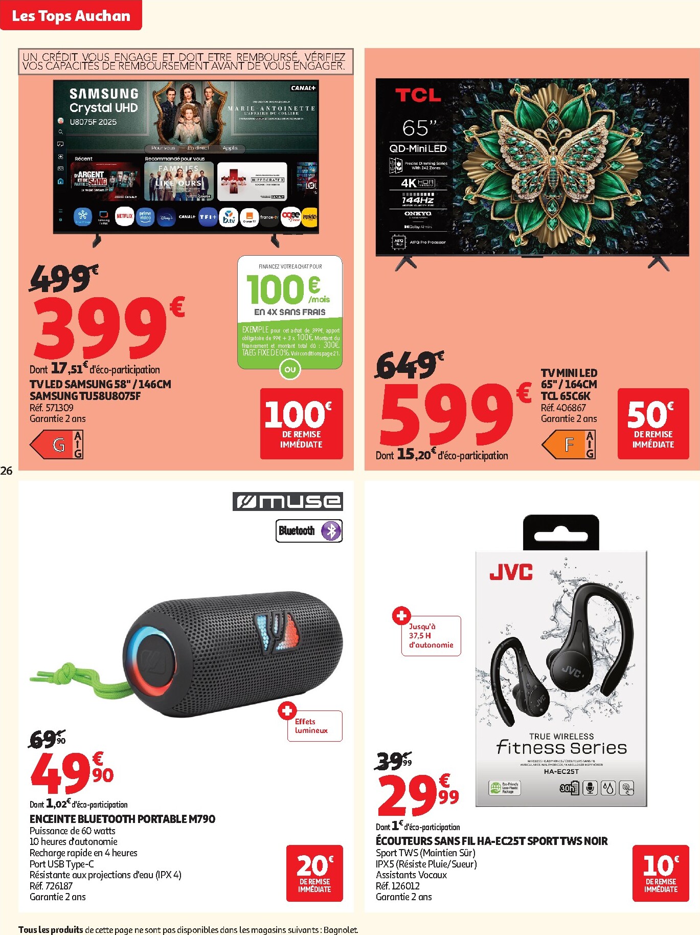 auchan - Flyer Auchan - 25 jours pour la semaine prochaine du du mardi 28/04/2026 au du dimanche 10/05/2026 - page: 26