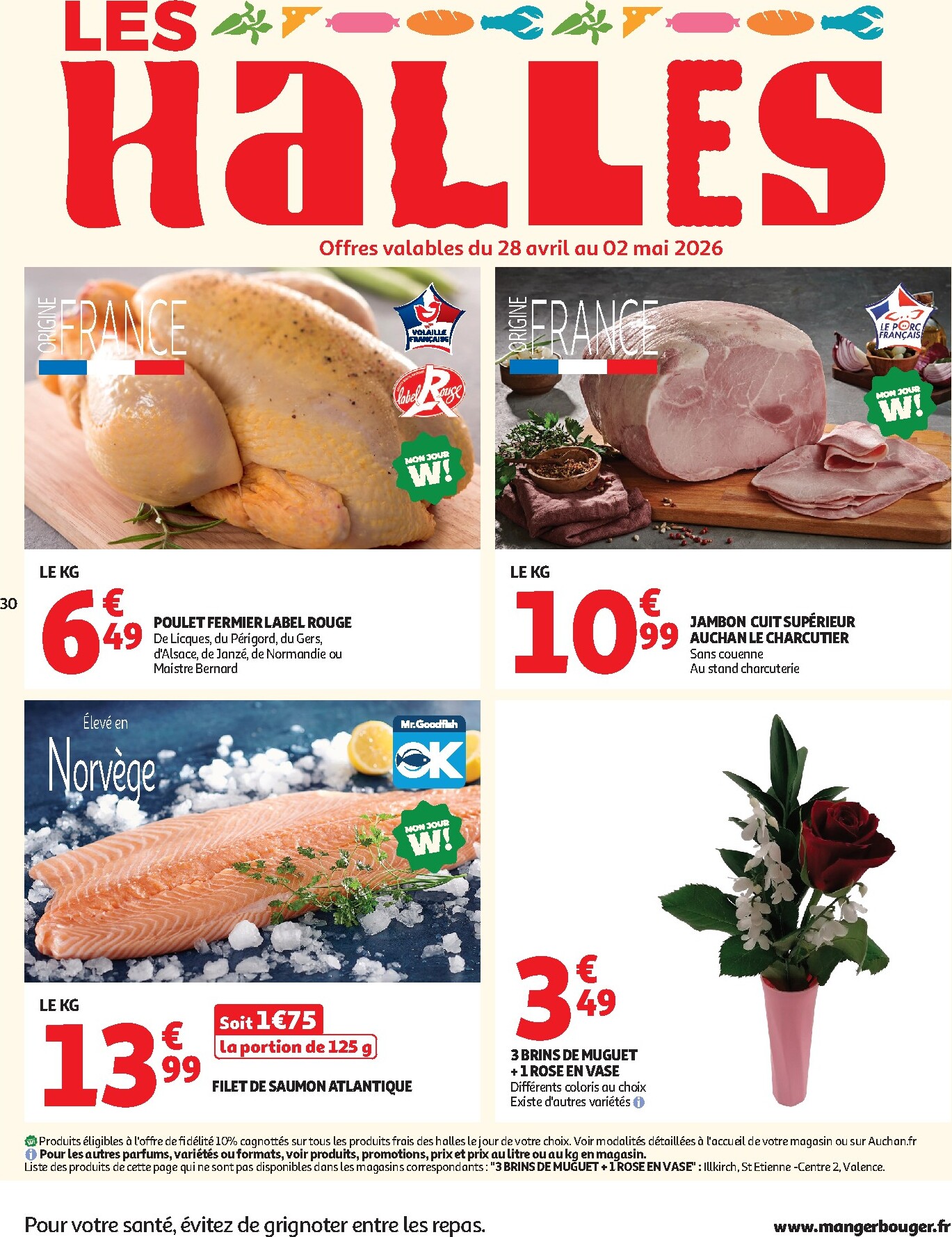 auchan - Flyer Auchan - 25 jours pour la semaine prochaine du du mardi 28/04/2026 au du dimanche 10/05/2026 - page: 30