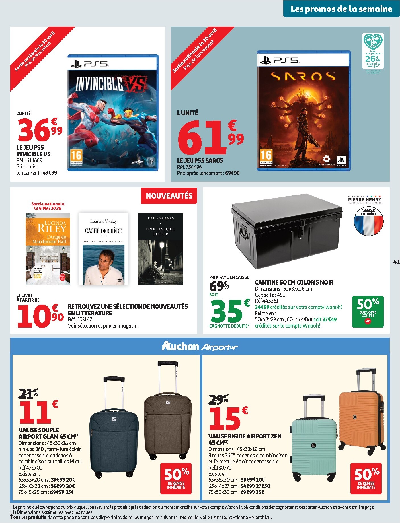 auchan - Flyer Auchan - 25 jours pour la semaine prochaine du du mardi 28/04/2026 au du dimanche 10/05/2026 - page: 41