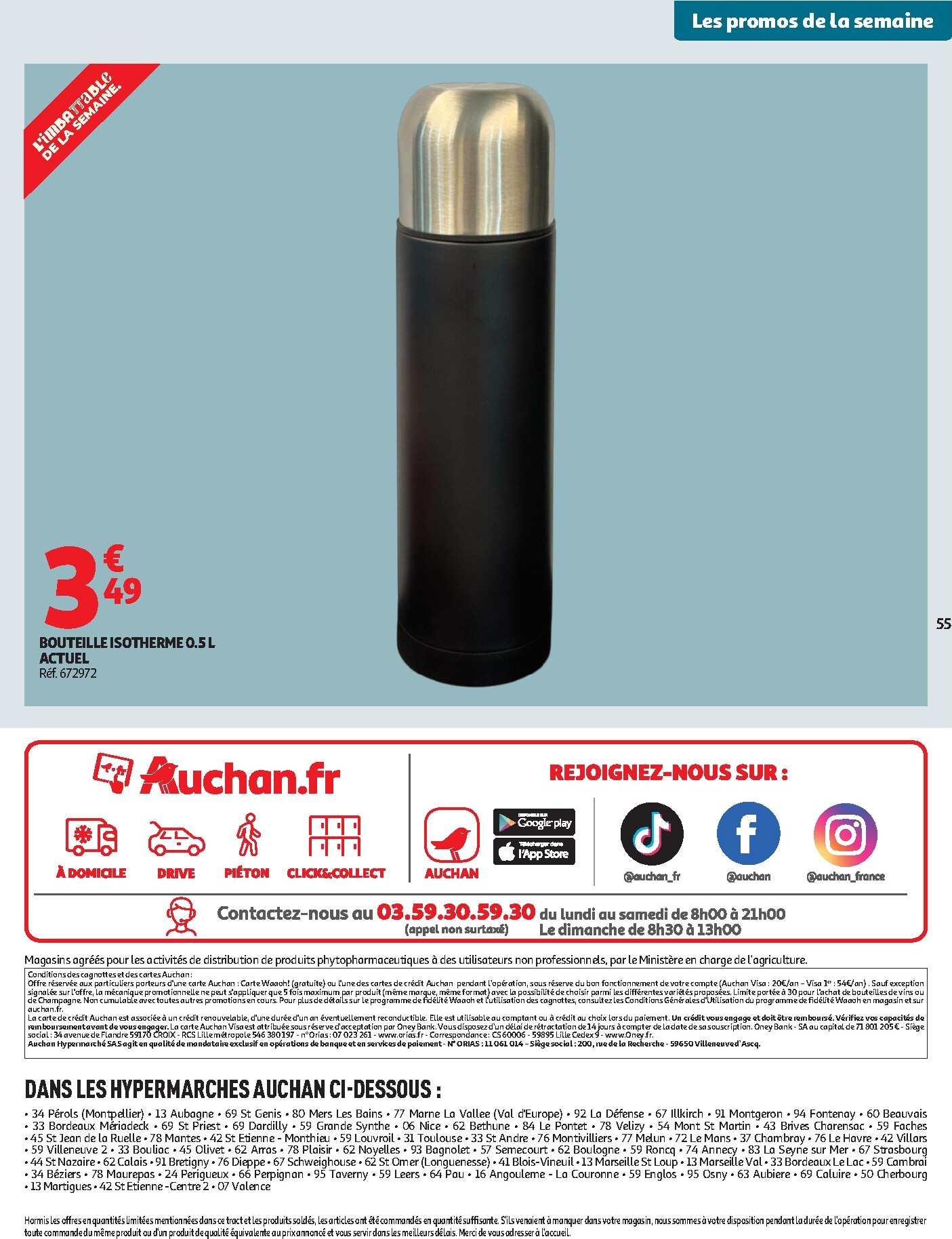 auchan - Flyer Auchan - 25 jours pour la semaine prochaine du du mardi 28/04/2026 au du dimanche 10/05/2026 - page: 55