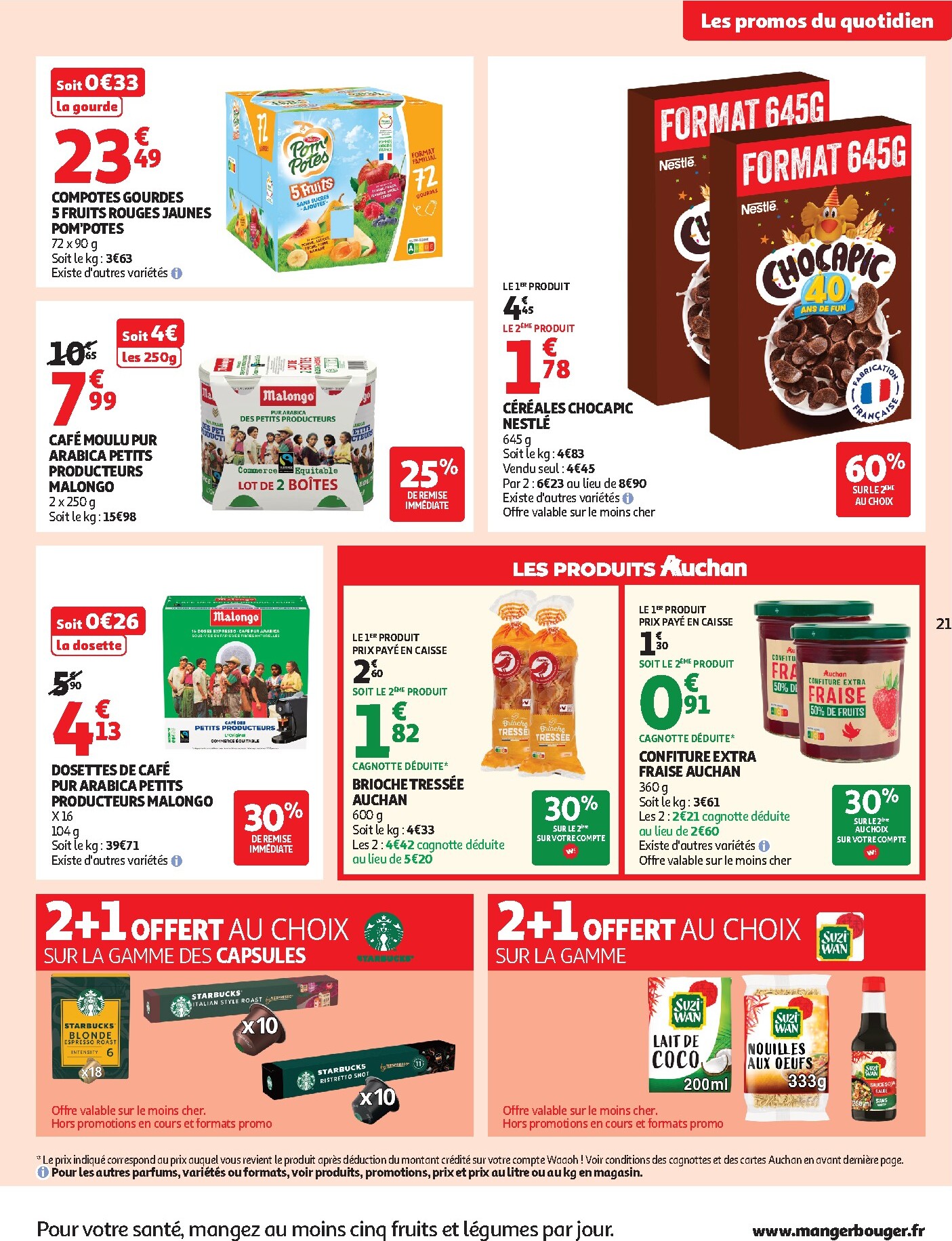 auchan - Flyer Auchan - Produits laitiers pour la semaine prochaine du du mardi 05/05/2026 au du dimanche 17/05/2026 - page: 21