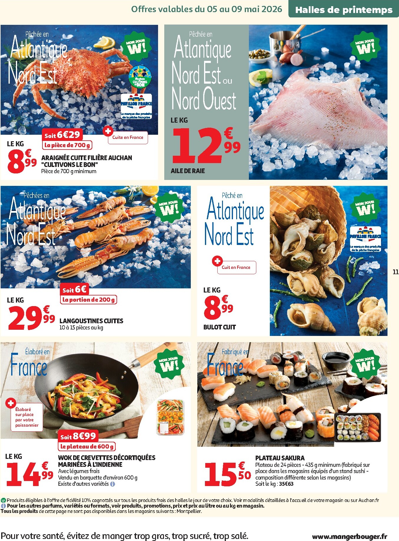 auchan - Flyer Auchan - Produits laitiers pour la semaine prochaine du du mardi 05/05/2026 au du dimanche 17/05/2026 - page: 11