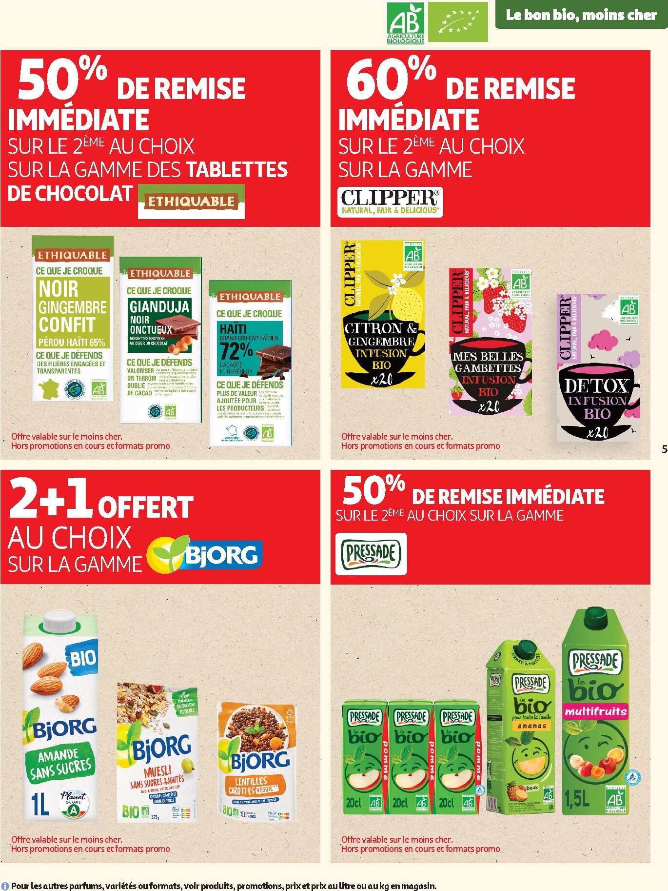 auchan - Flyer Auchan - Sélection bio pour la semaine prochaine du du mardi 05/05/2026 au du dimanche 17/05/2026 - page: 5
