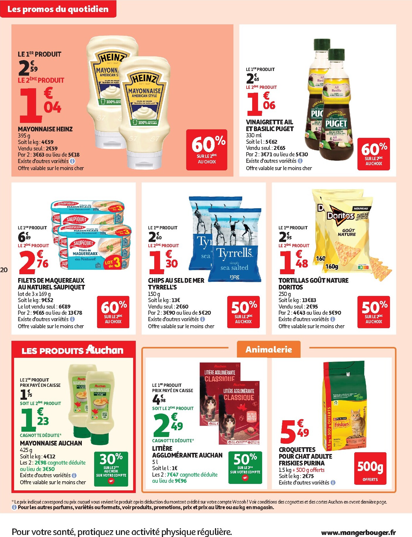 auchan - Flyer Auchan Supermarché - Produits laitiers pour la semaine prochaine du du mardi 05/05/2026 au du samedi 16/05/2026 - page: 20
