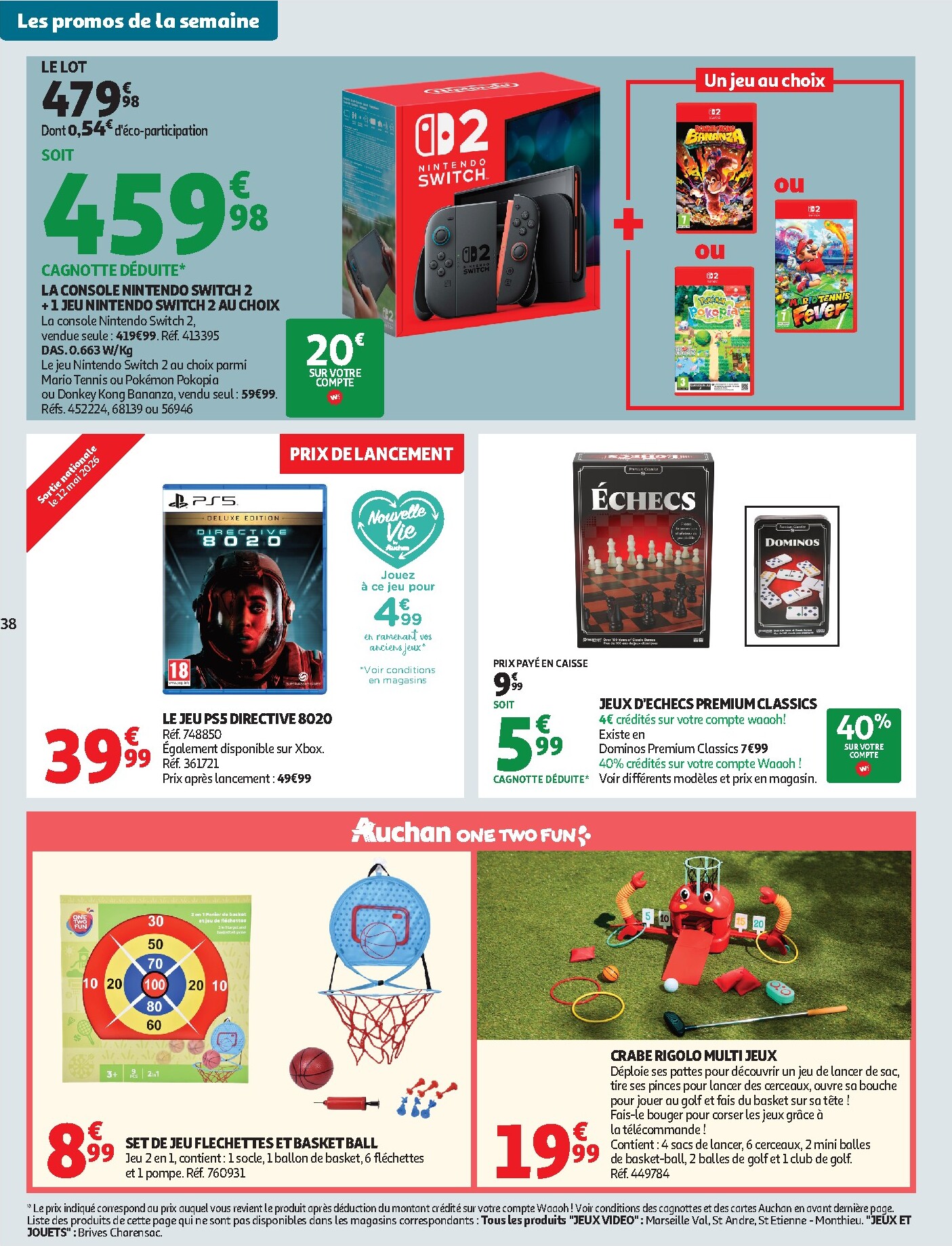 auchan - Flyer Auchan pour la semaine prochaine du du mardi 12/05/2026 au du lundi 25/05/2026 - page: 38