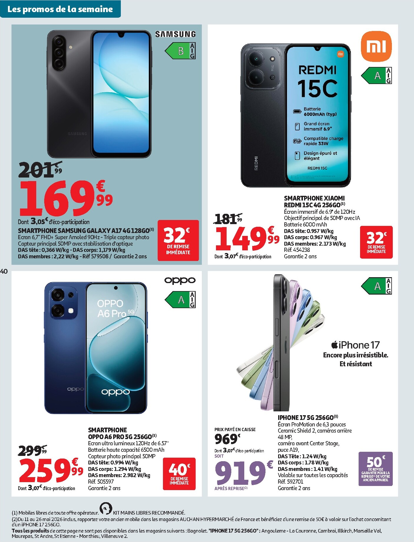 auchan - Flyer Auchan pour la semaine prochaine du du mardi 12/05/2026 au du lundi 25/05/2026 - page: 40