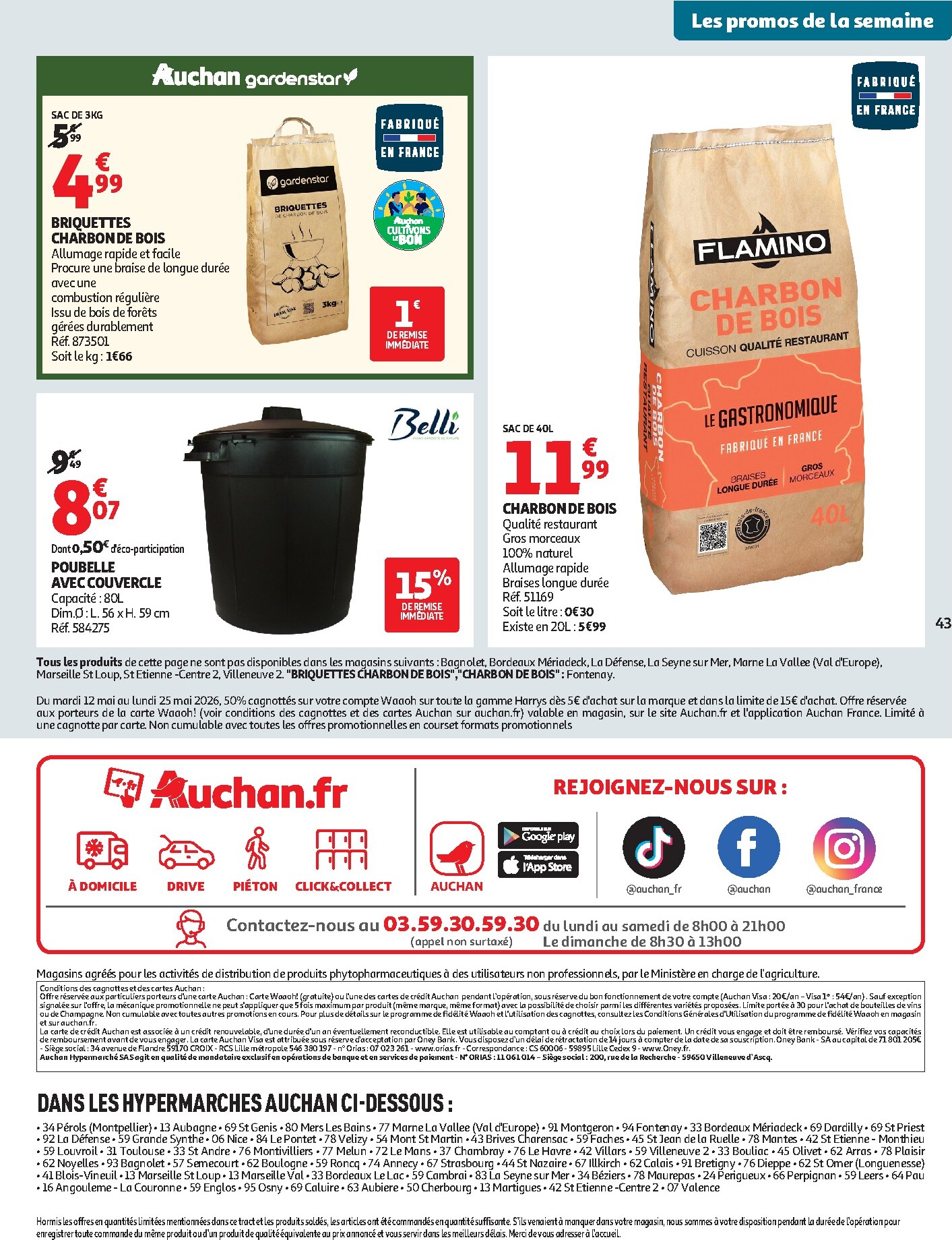 auchan - Flyer Auchan pour la semaine prochaine du du mardi 12/05/2026 au du lundi 25/05/2026 - page: 43