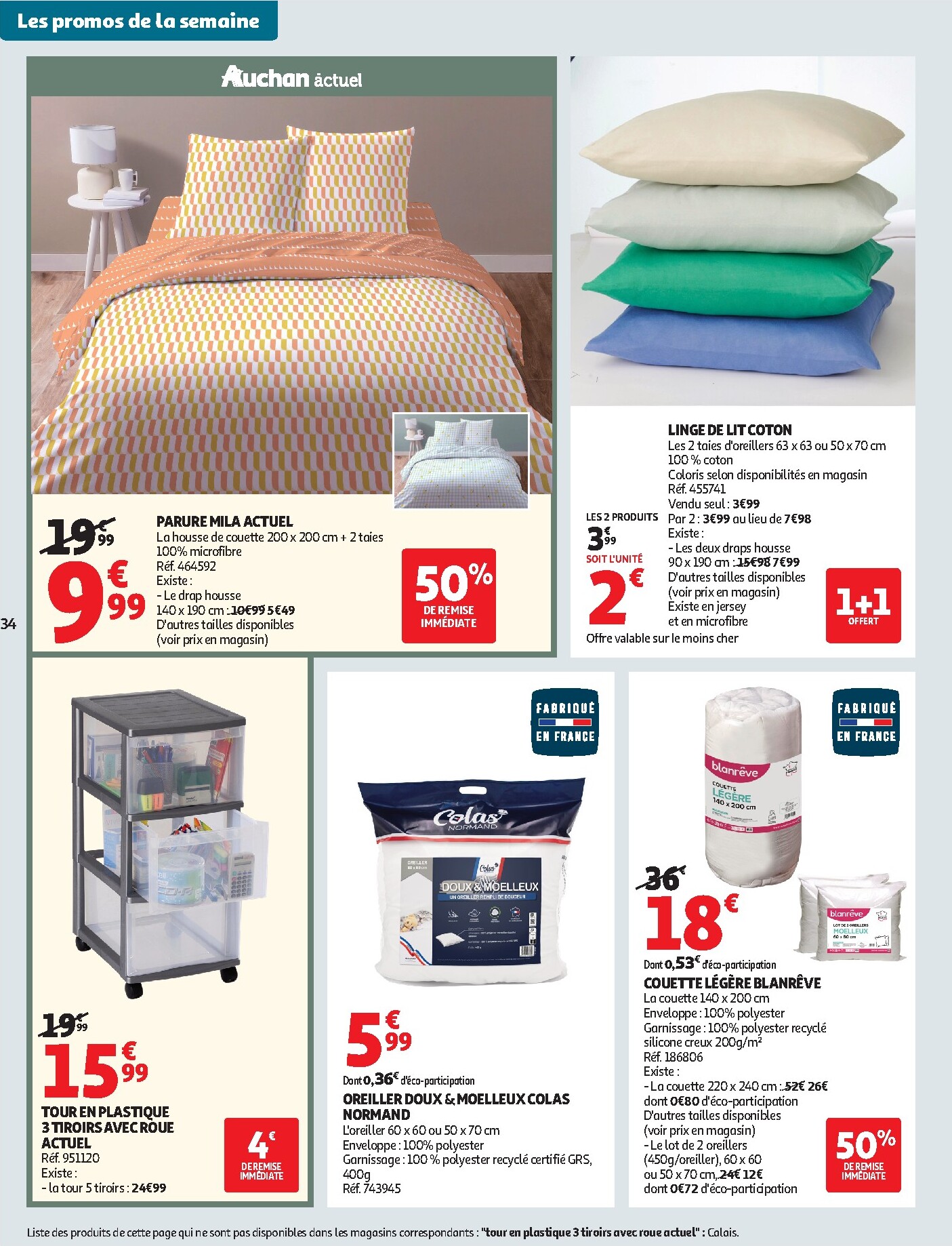 auchan - Flyer Auchan pour la semaine prochaine du du mardi 12/05/2026 au du lundi 25/05/2026 - page: 34