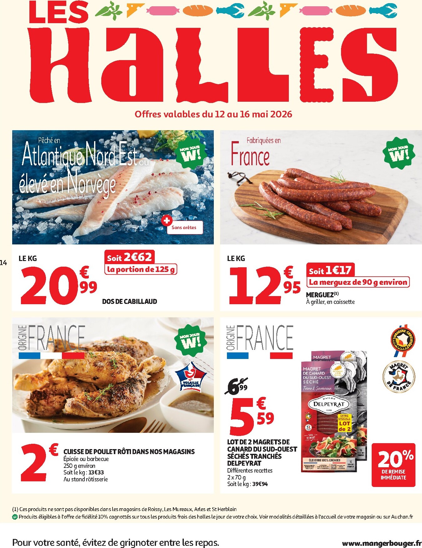 auchan - Flyer Auchan pour la semaine prochaine du du mardi 12/05/2026 au du lundi 25/05/2026 - page: 14