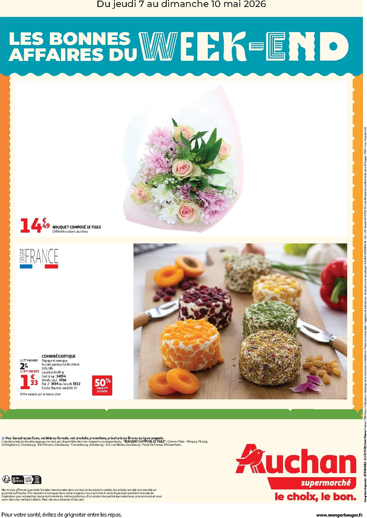 auchan - Current Auchan Supermarché - Les bons plans du week-end leaflet valid from de jeudi 07/05/2026 to du dimanche 10/05/2026 - page: 2