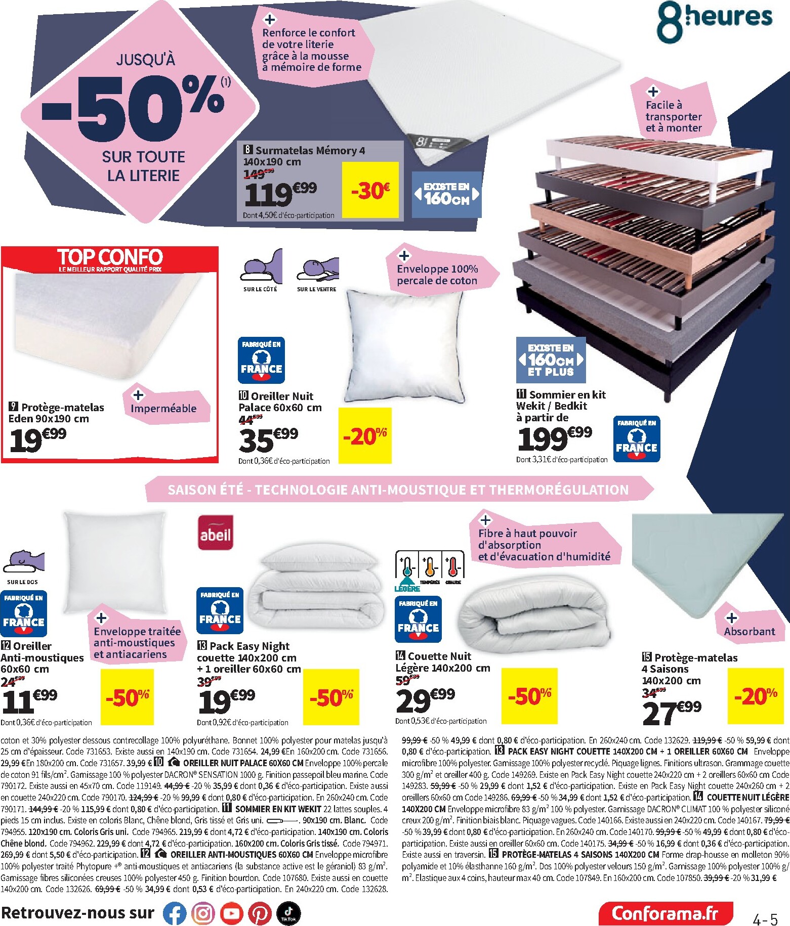 conforama - Current Conforama leaflet valid from du mardi 09/06/2026 to du lundi 06/07/2026 - page: 5