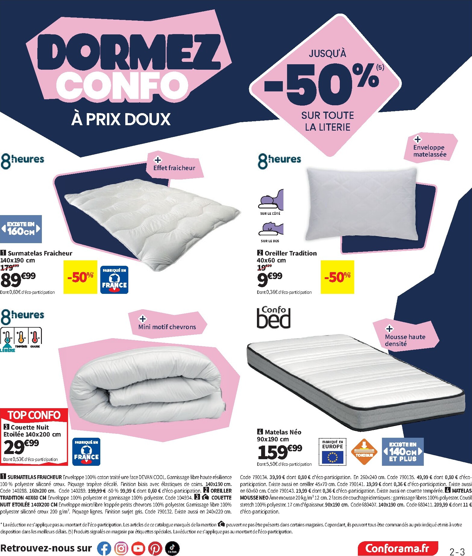 conforama - Current Conforama leaflet valid from du mardi 09/06/2026 to du lundi 06/07/2026 - page: 3