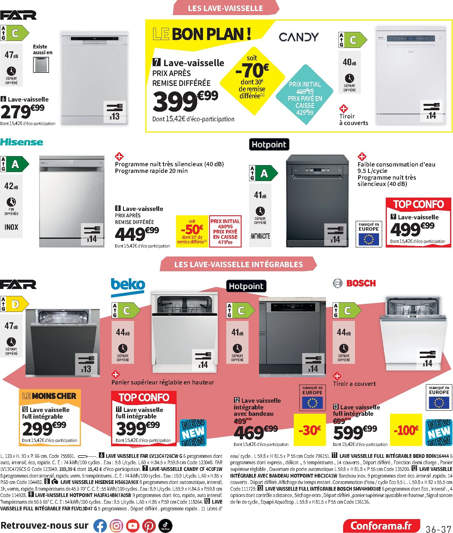 conforama - Current Conforama leaflet valid from du mardi 09/06/2026 to du lundi 06/07/2026 - page: 37