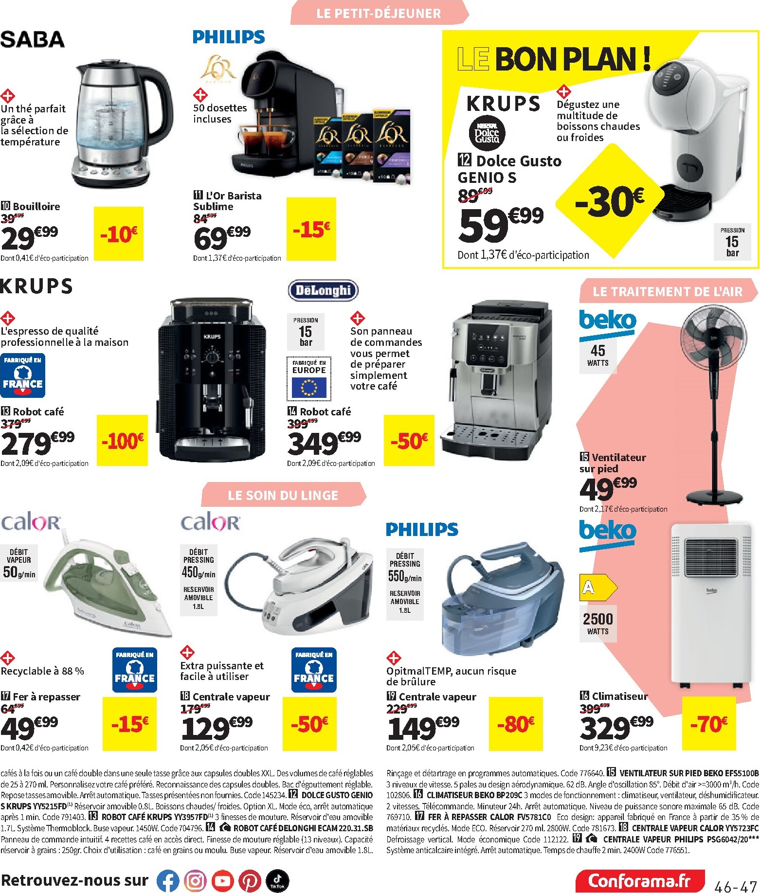 conforama - Current Conforama leaflet valid from du mardi 09/06/2026 to du lundi 06/07/2026 - page: 47
