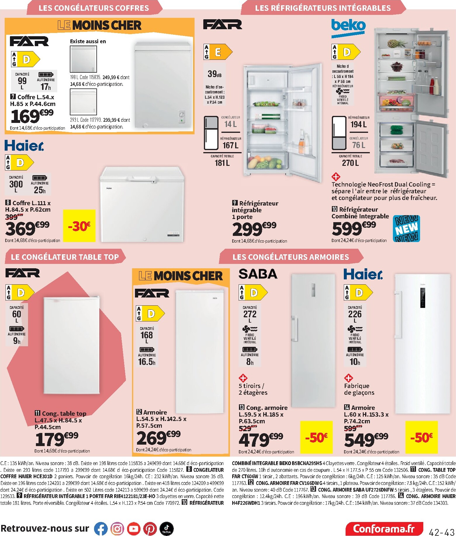 conforama - Current Conforama leaflet valid from du mardi 09/06/2026 to du lundi 06/07/2026 - page: 43