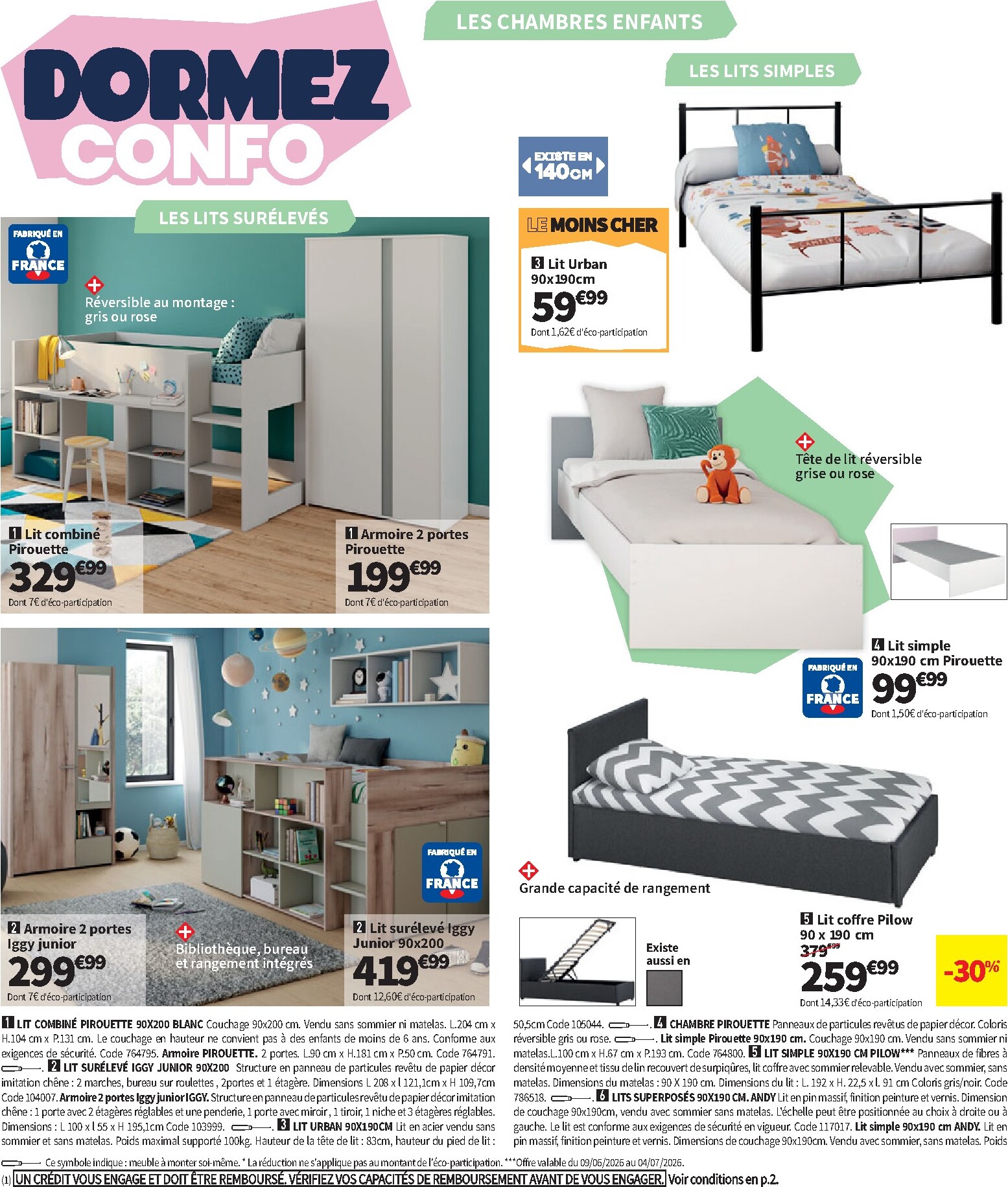 conforama - Current Conforama leaflet valid from du mardi 09/06/2026 to du lundi 06/07/2026 - page: 20