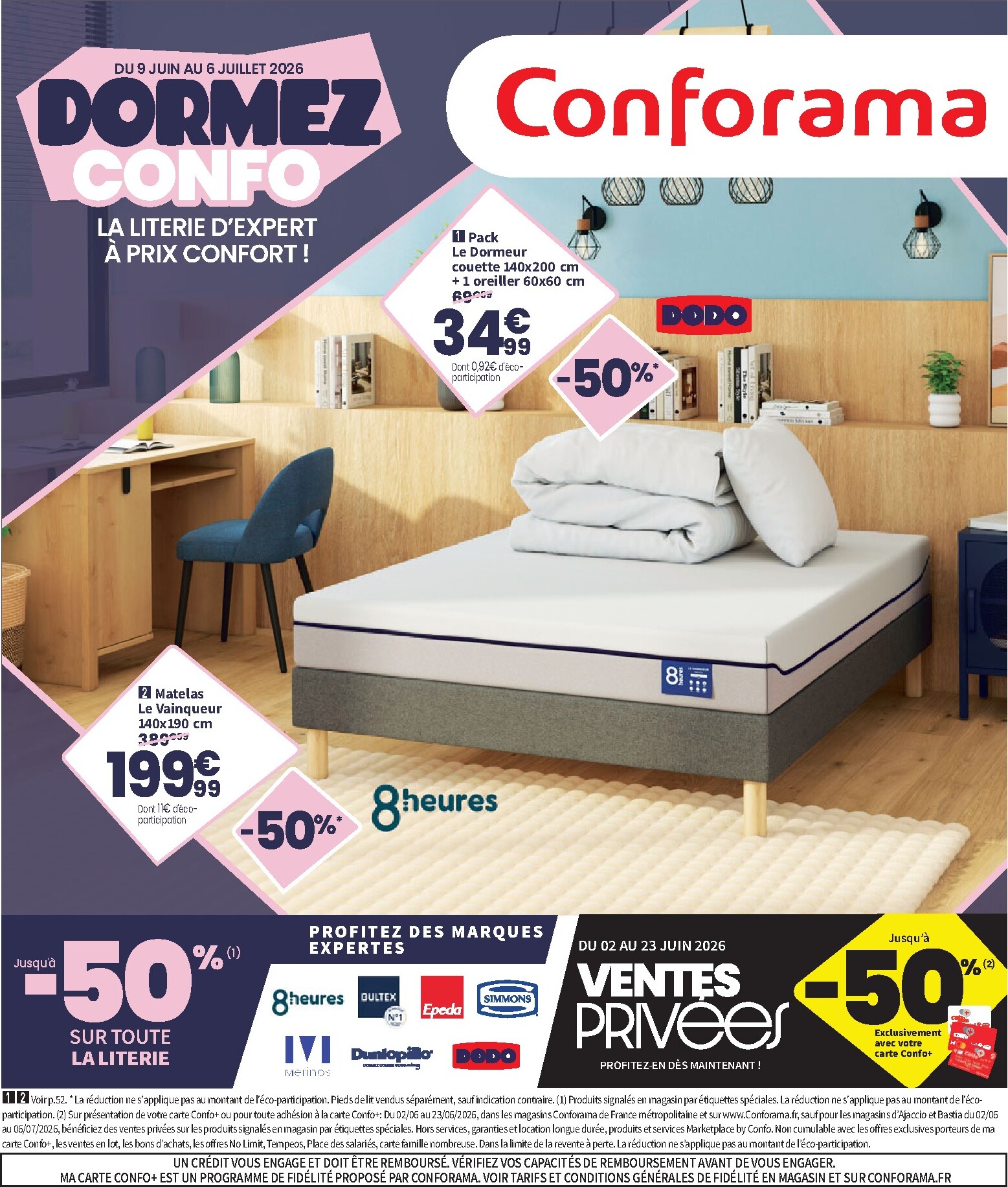 conforama - Current Conforama leaflet valid from du mardi 09/06/2026 to du lundi 06/07/2026