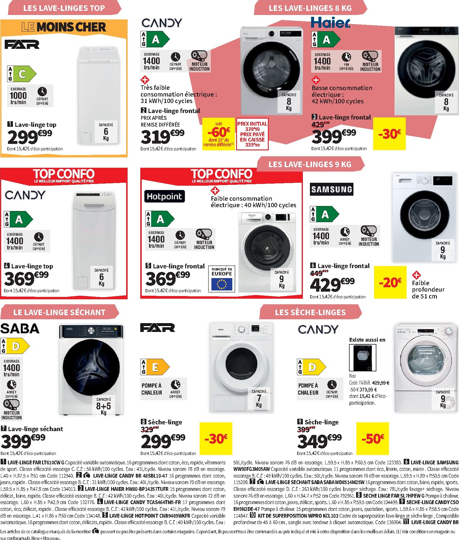 conforama - Current Conforama leaflet valid from du mardi 09/06/2026 to du lundi 06/07/2026 - page: 44