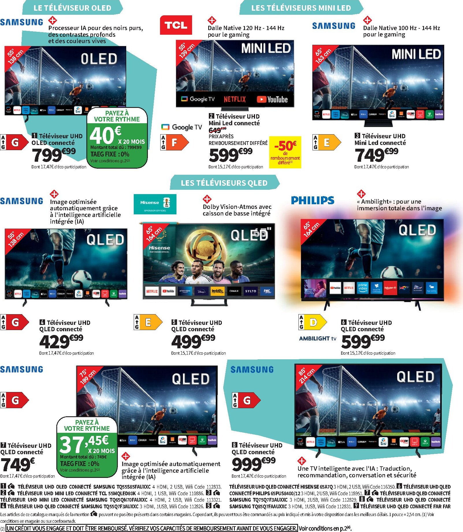 conforama - Current Conforama leaflet valid from du mardi 09/06/2026 to du lundi 06/07/2026 - page: 50