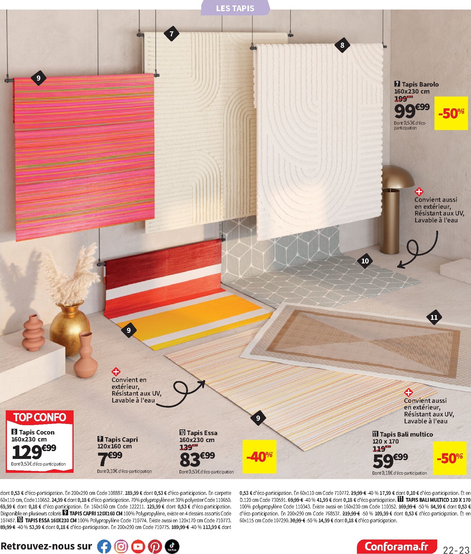 conforama - Current Conforama leaflet valid from du mardi 09/06/2026 to du lundi 06/07/2026 - page: 23