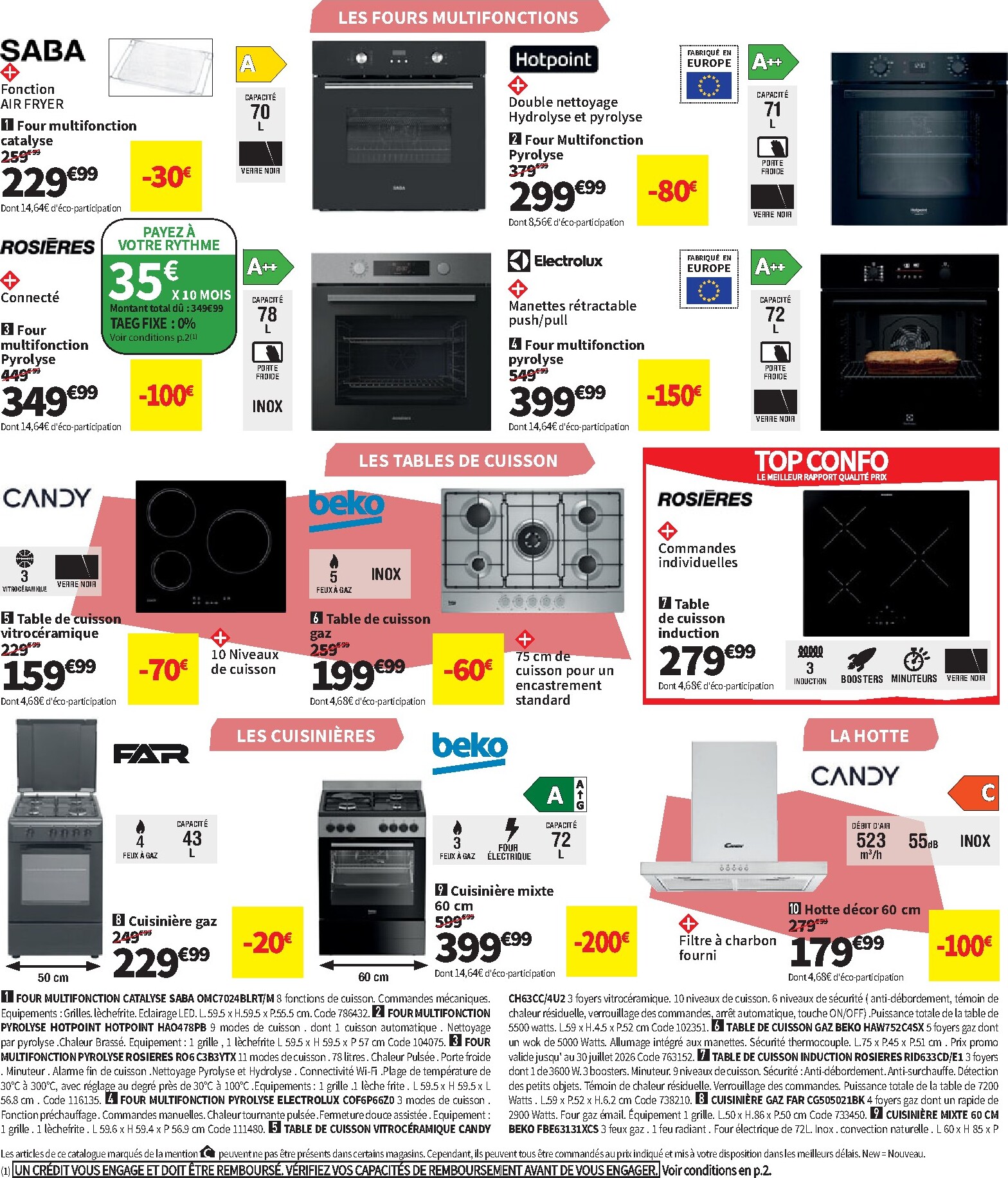 conforama - Current Conforama leaflet valid from du mardi 07/07/2026 to du lundi 03/08/2026 - page: 30