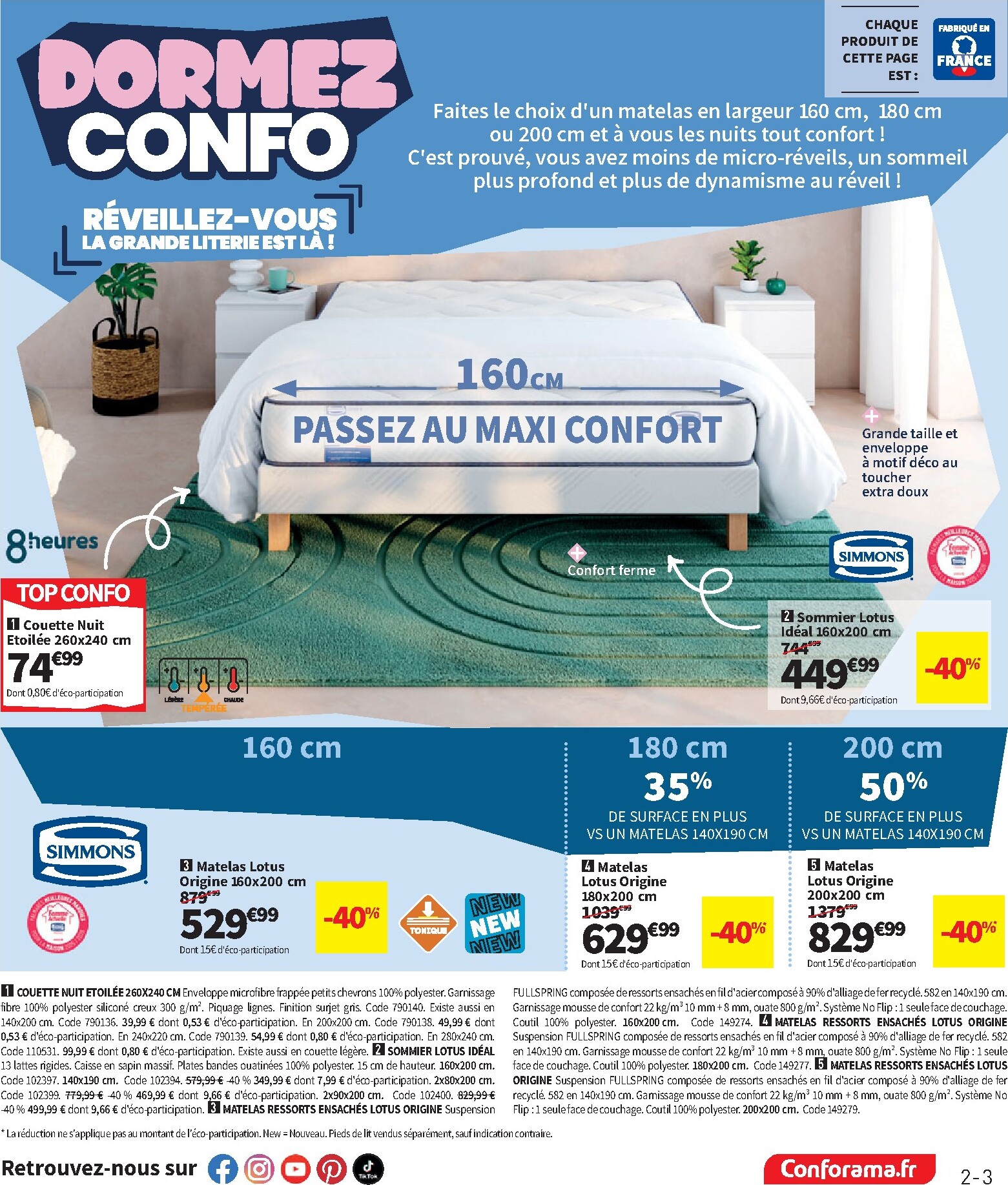 conforama - Current Conforama leaflet valid from du mardi 07/07/2026 to du lundi 03/08/2026 - page: 3