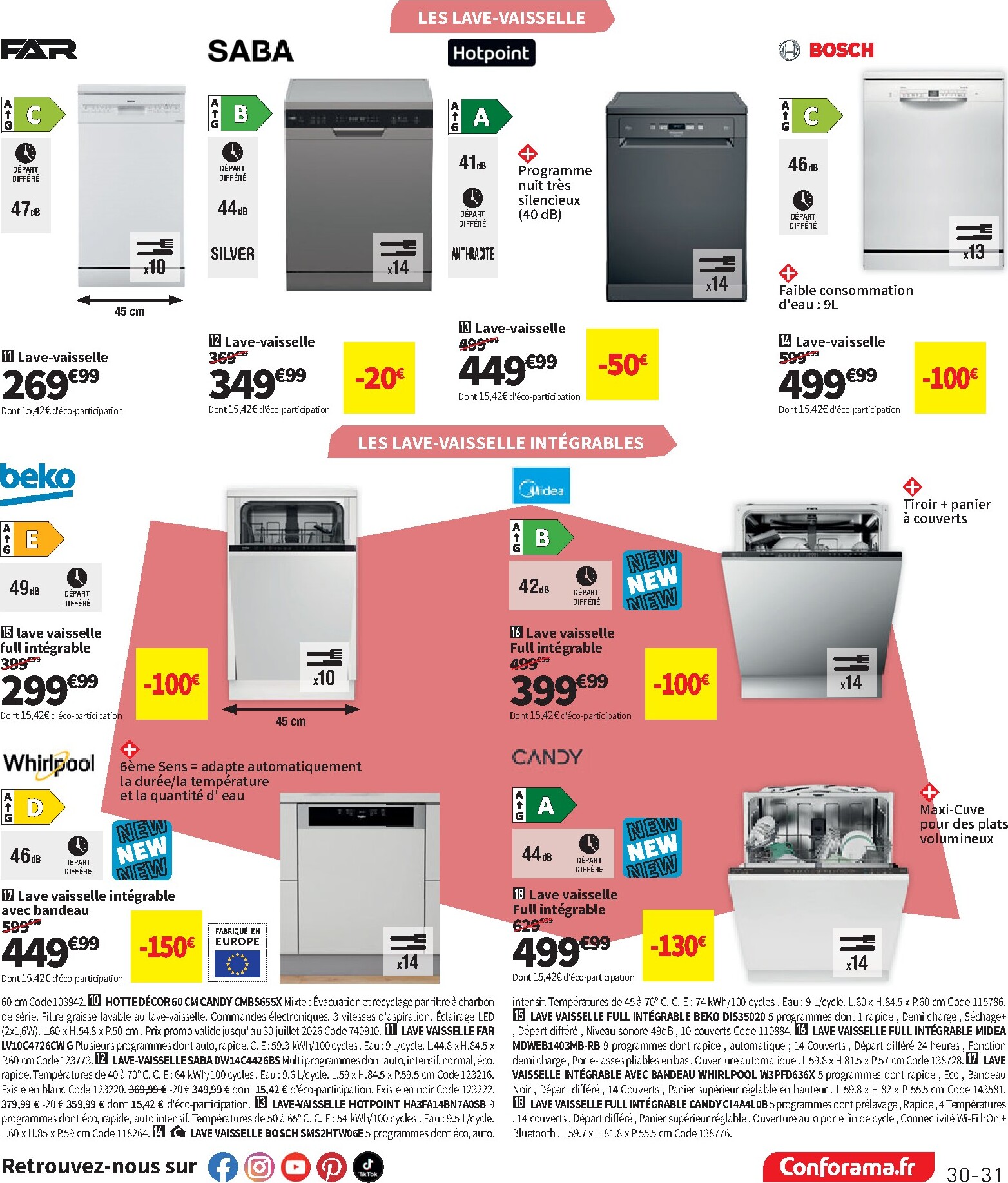 conforama - Current Conforama leaflet valid from du mardi 07/07/2026 to du lundi 03/08/2026 - page: 31