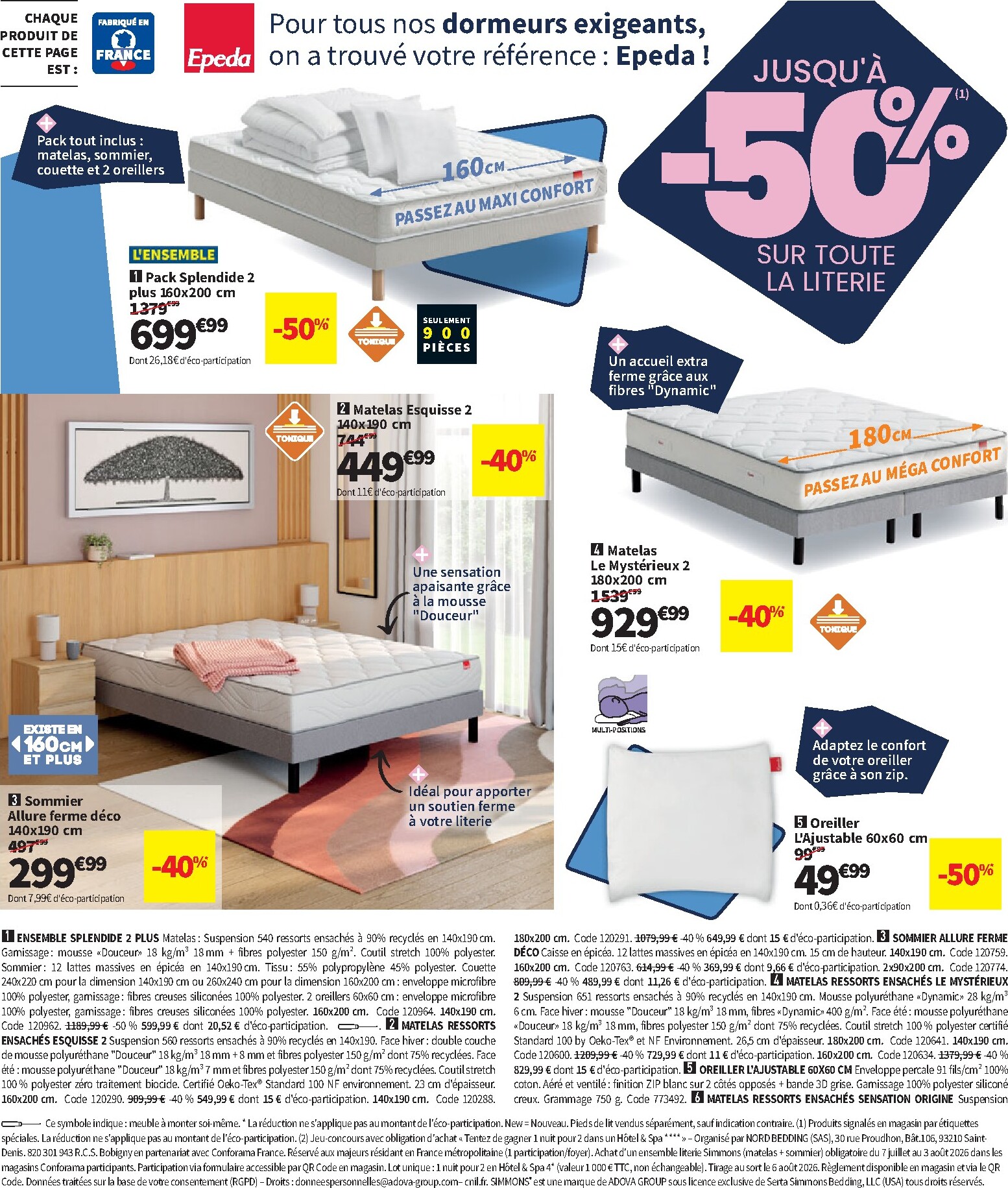 conforama - Current Conforama leaflet valid from du mardi 07/07/2026 to du lundi 03/08/2026 - page: 6