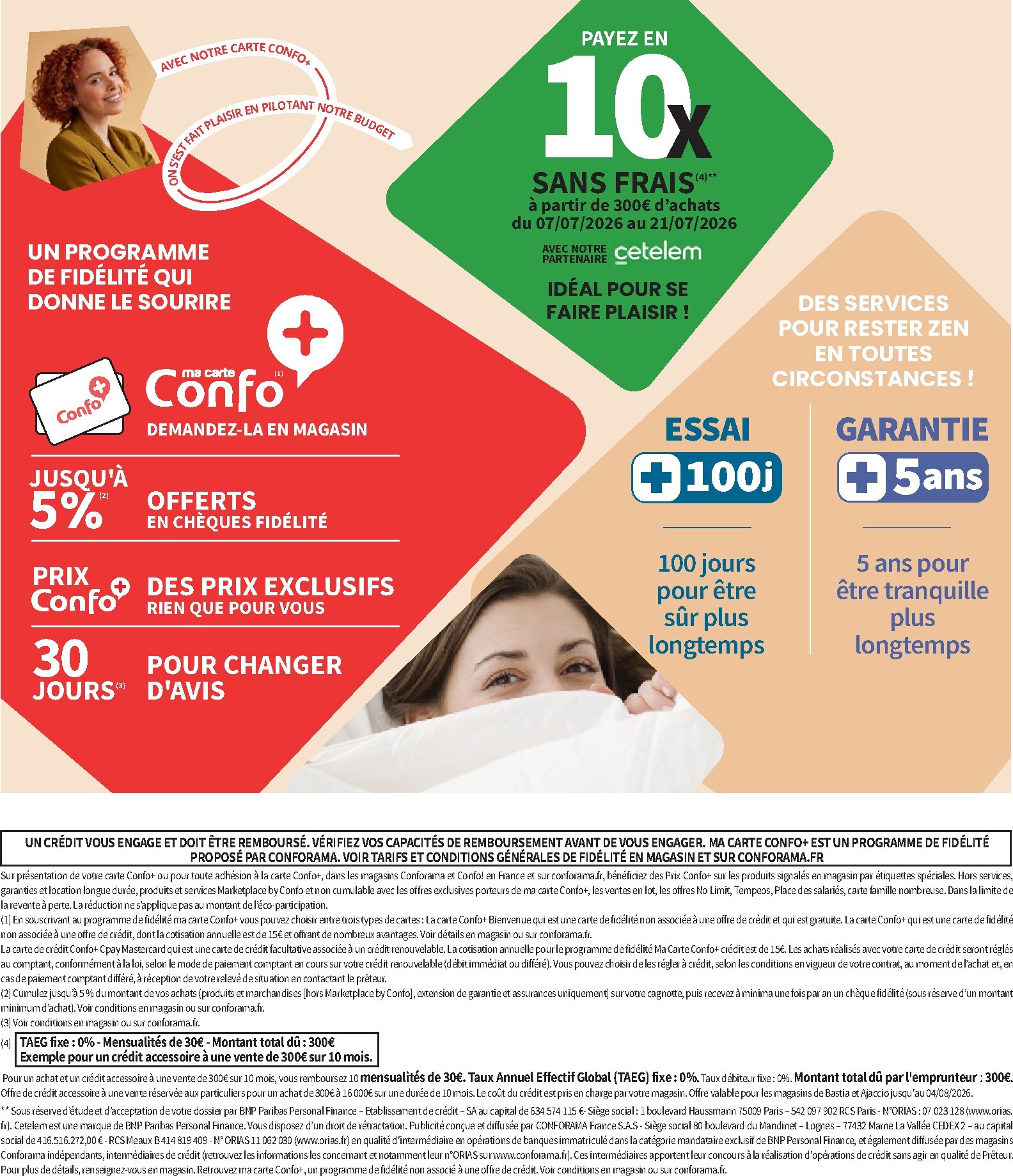 conforama - Current Conforama leaflet valid from du mardi 07/07/2026 to du lundi 03/08/2026 - page: 2